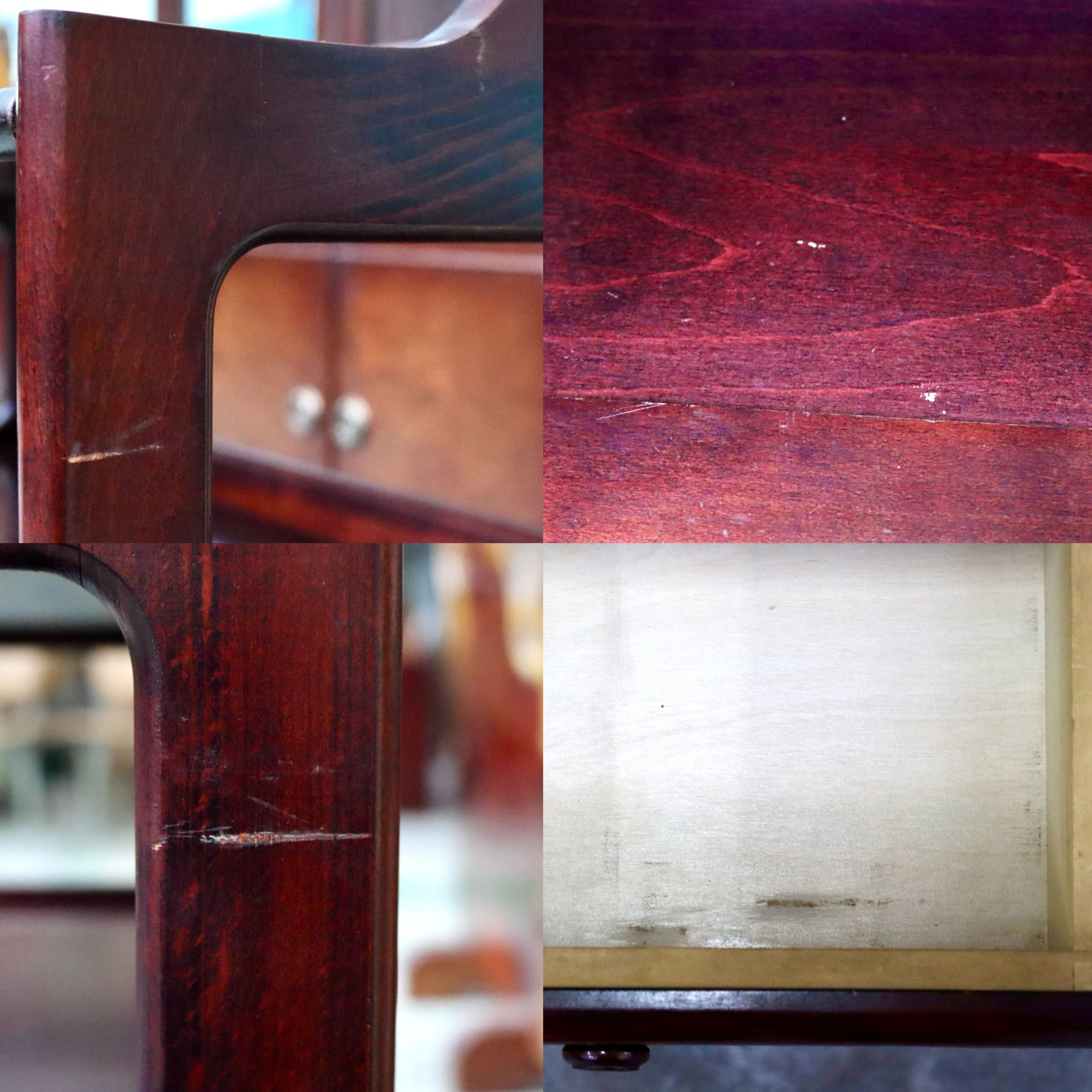 GMIK810○karimoku / カリモク オールドカリモク サイドキャビネット 電話台 花台 サイドボード 飾り棚 引き出し 木製 国産家具