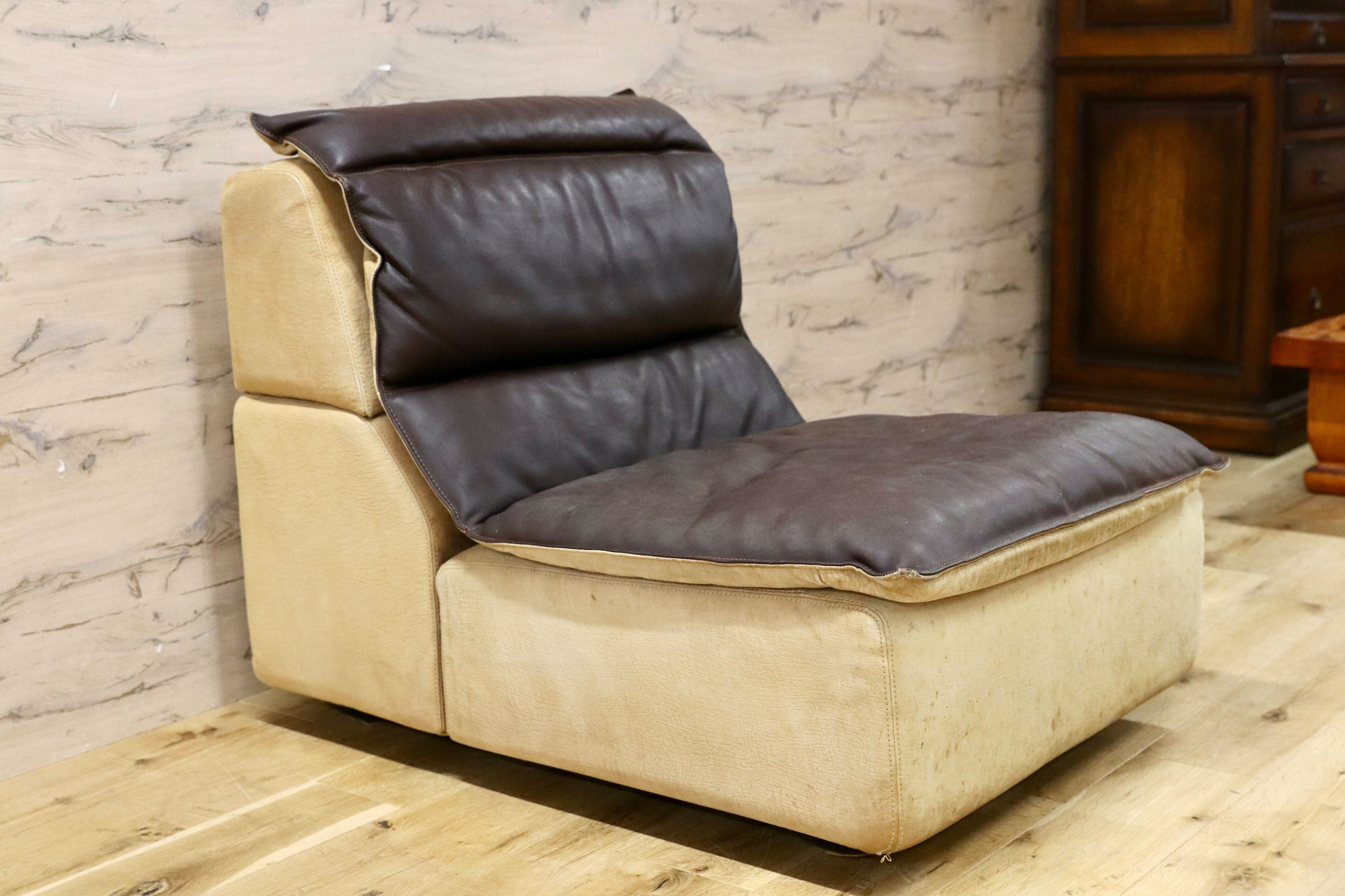 GMIK864D○rossi di albizzate / ロッシディアルビザーテ 1人掛けソファ シングルソファ 本革 ヴィンテージ イタリア 最高峰 約50万