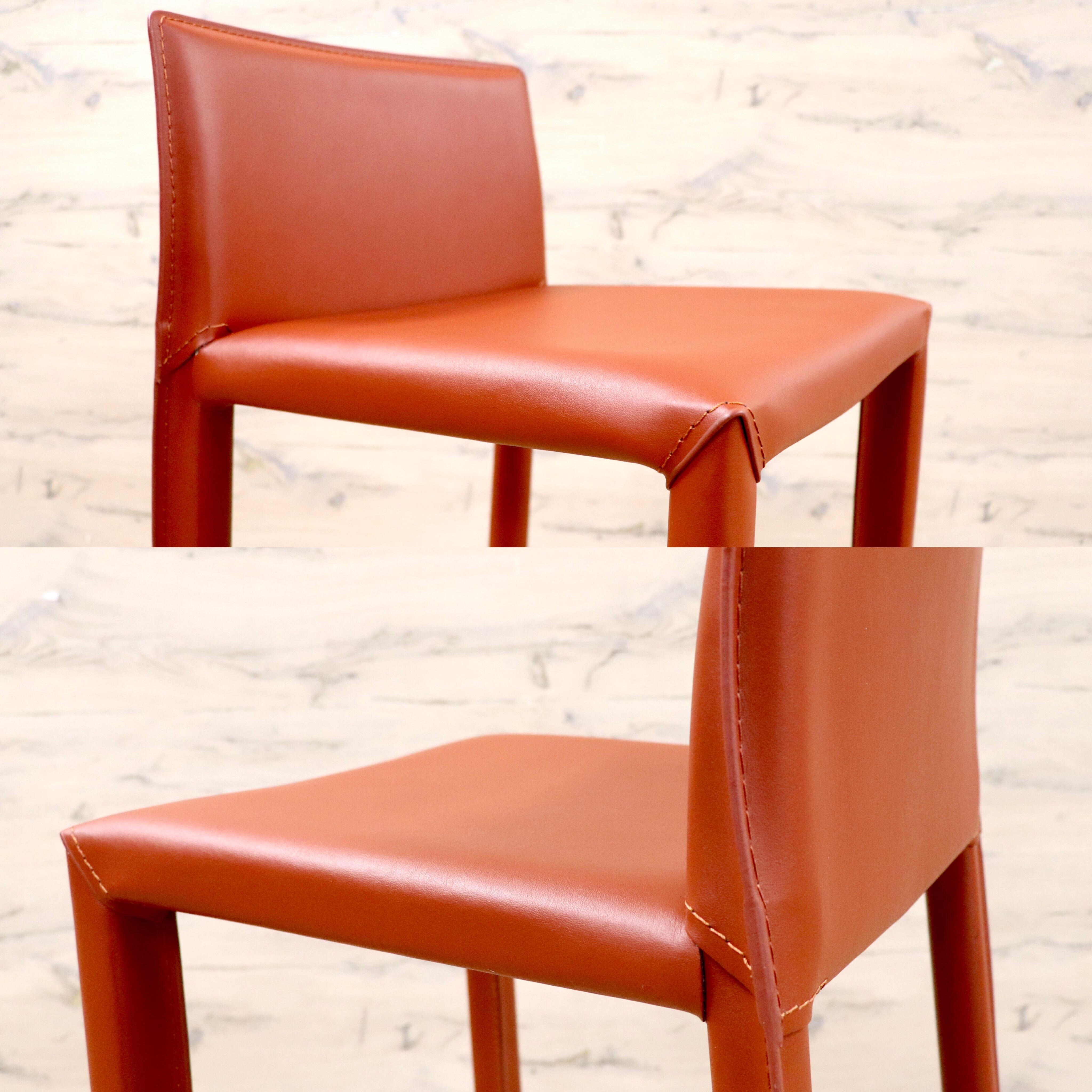 GMHN282B○アダル カウンターチェア ハイチェア バーチェア ハイスツール バースツール リサイクルレザー モダン シンプル 展示品