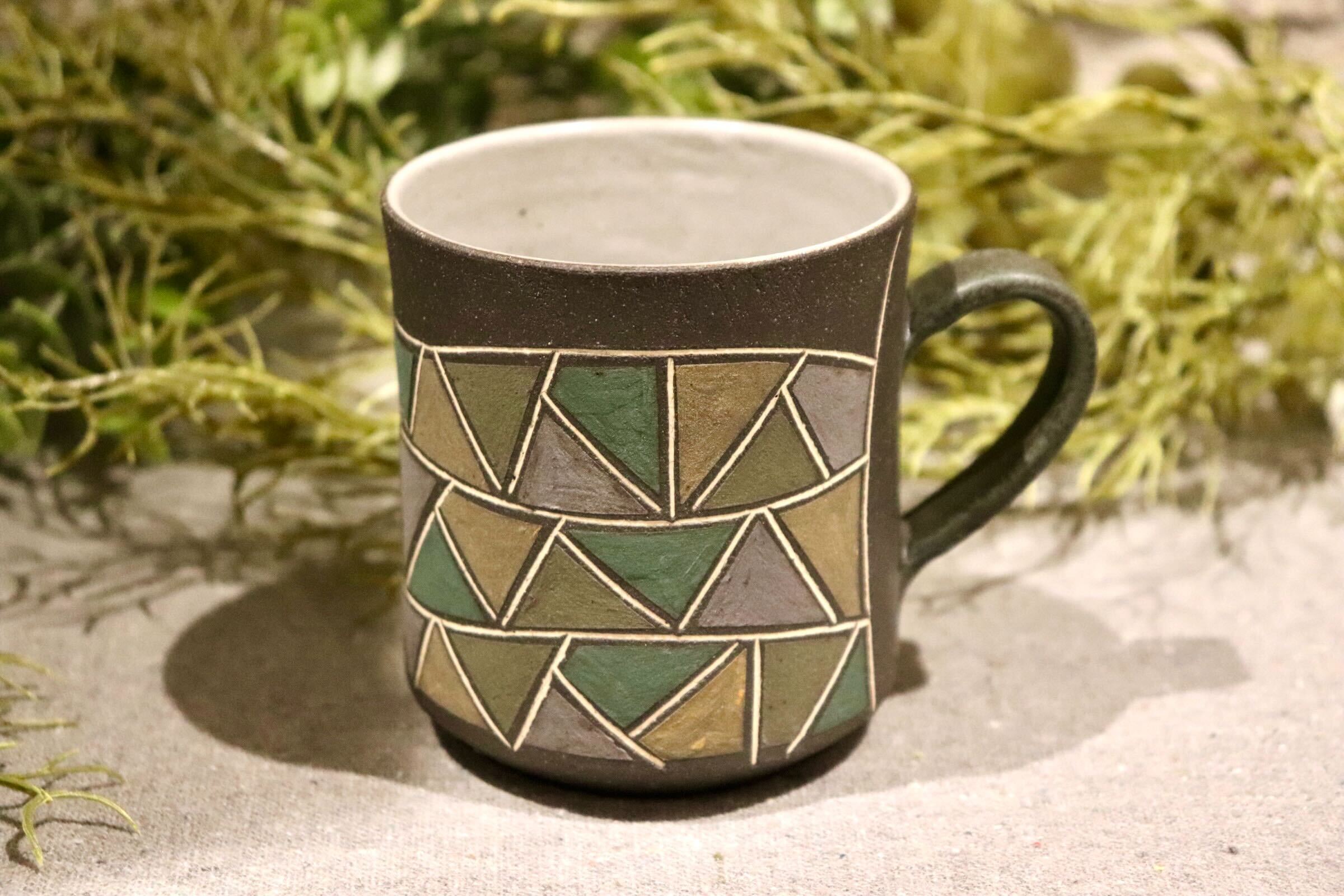 GMIO80C◯市野悟窯 丹波焼 マグカップ 陶器 市野哲次 伝統工芸 丹波篠山 未使用