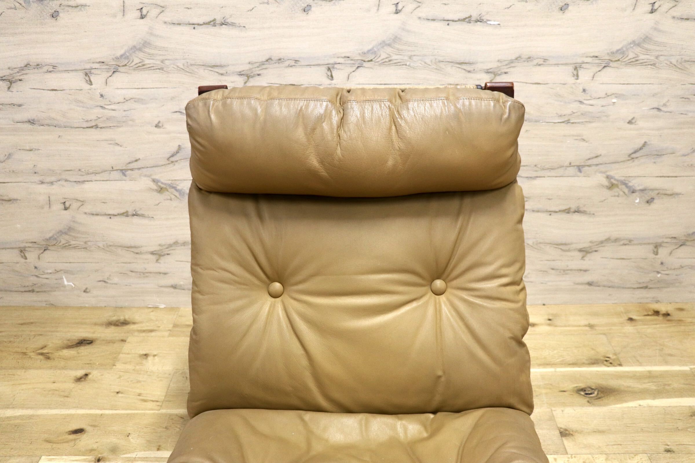 GMIK217○Tessa Furniture / テッサ・ファニチャー Angel エンゼル シングルソファ パーソナルチェア 本革 モダン ヴィンテージ 稀少