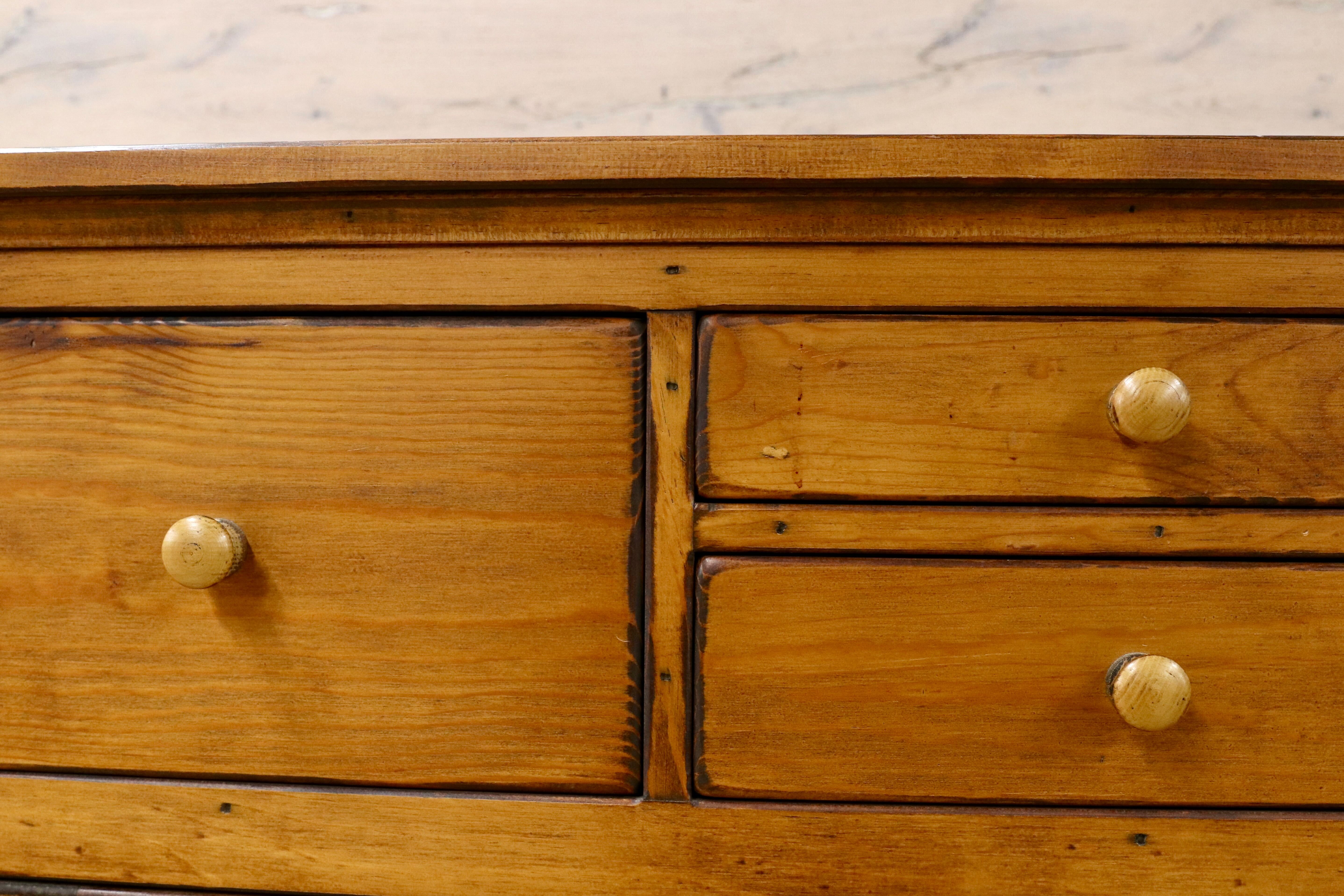 GMIK870B○アンファン カントリー パイン材 キャビネット サイドボード