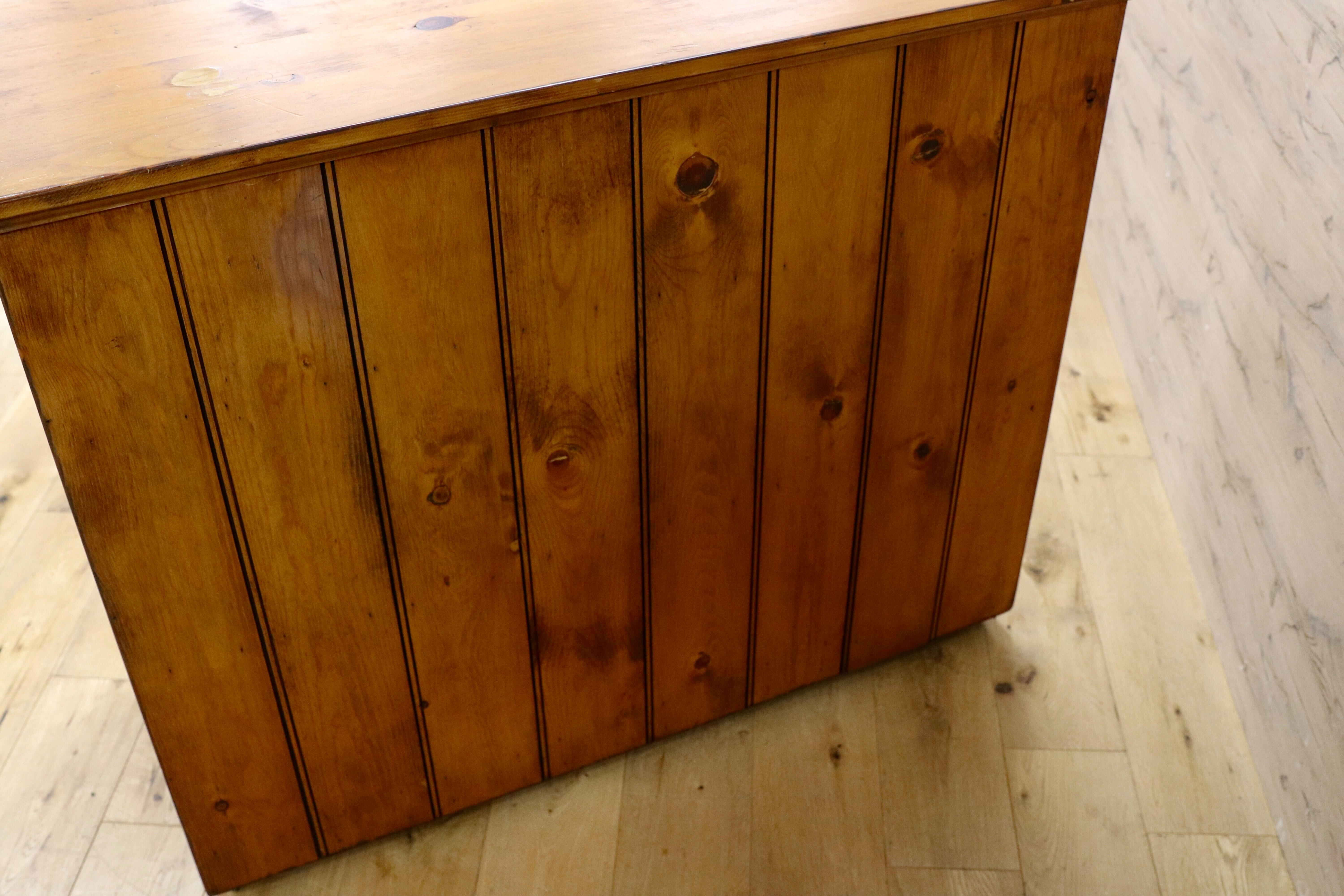 GMIK870B○アンファン カントリー パイン材 キャビネット サイドボード