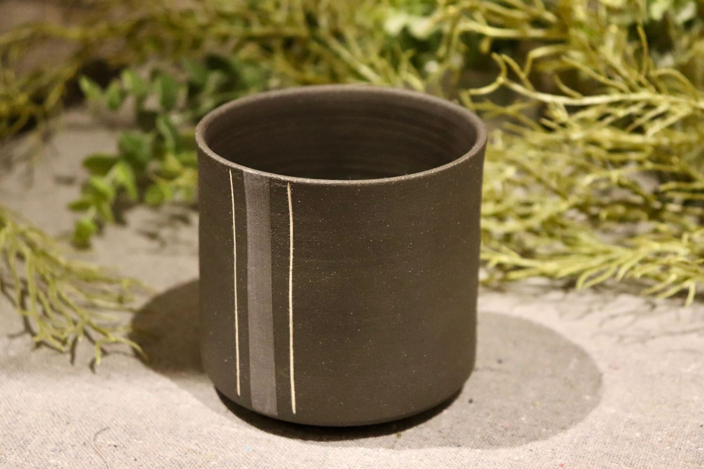 GMIO218A◯市野悟窯 丹波焼 焼酎カップ 陶器 市野哲次 伝統工芸 丹波篠山 未使用