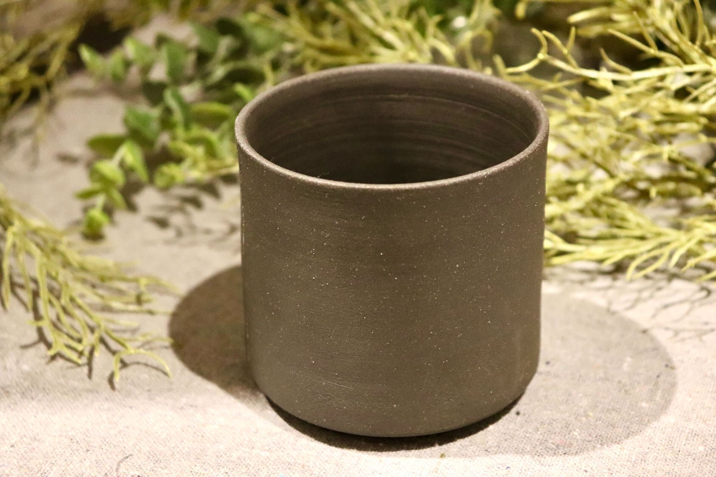 GMIO218A◯市野悟窯 丹波焼 焼酎カップ 陶器 市野哲次 伝統工芸 丹波篠山 未使用