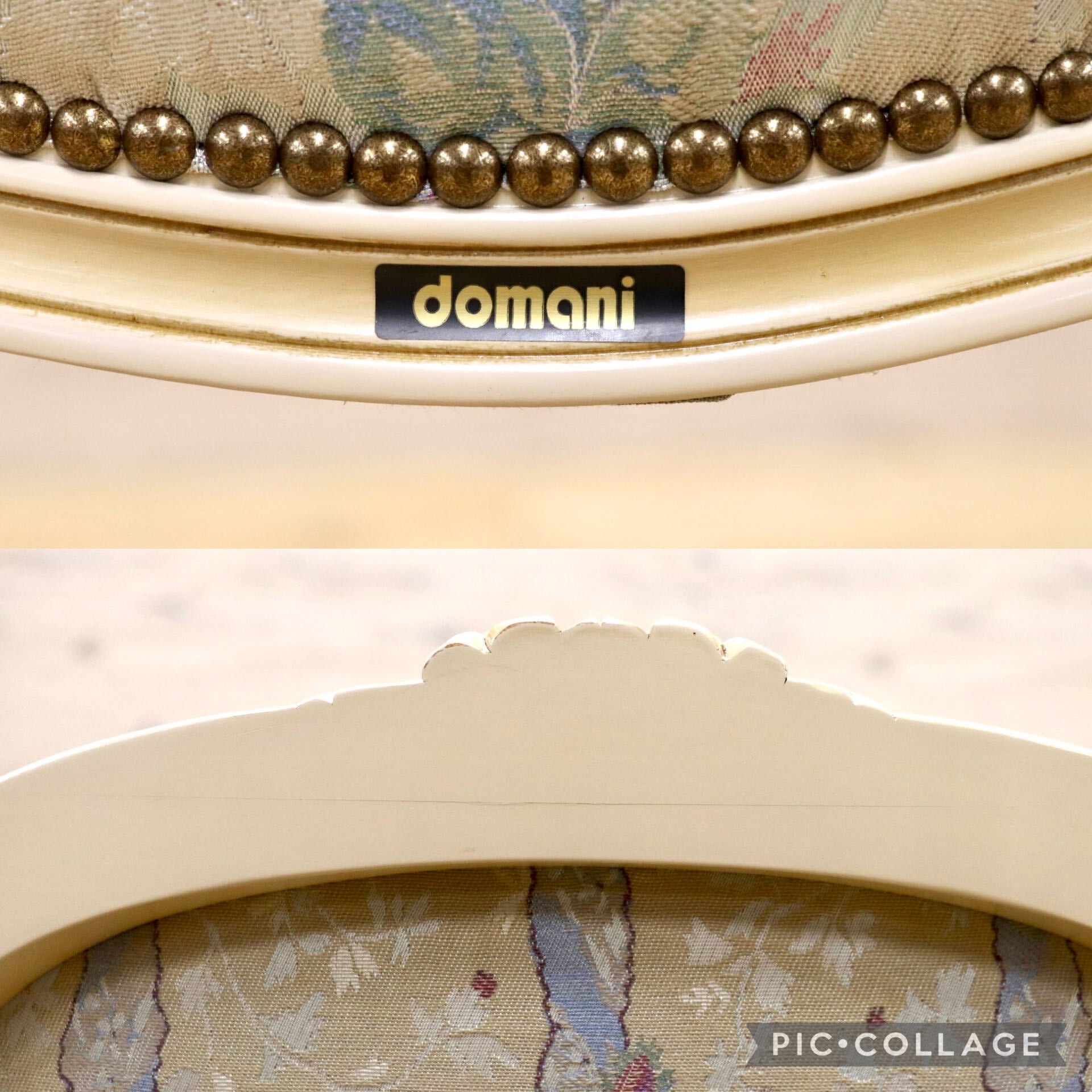 GMJS259C○domani / ドマーニ Louis XV ルイ15世 アームチェア ダイニングチェア 西洋 アンティーク カリモク最高峰 定価約25万円