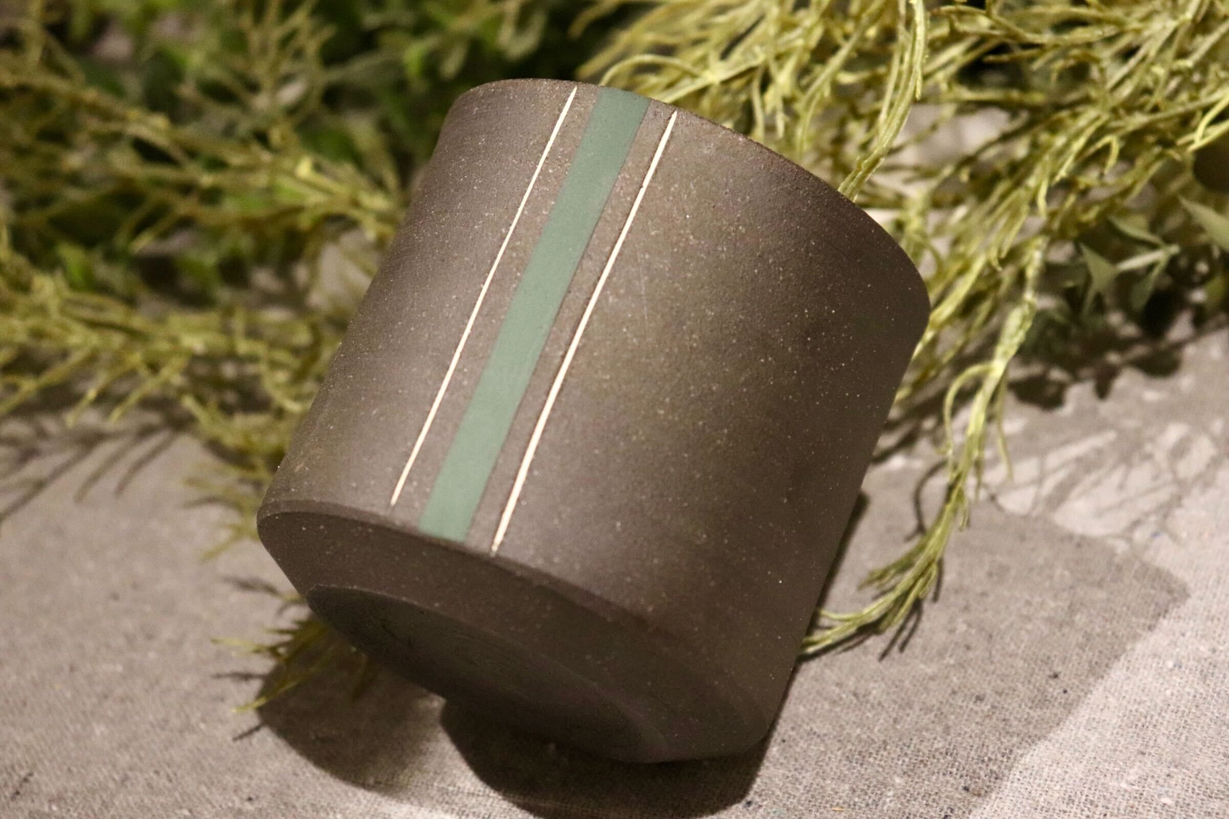 GMIO218A◯市野悟窯 丹波焼 焼酎カップ 陶器 市野哲次 伝統工芸 丹波篠山 未使用