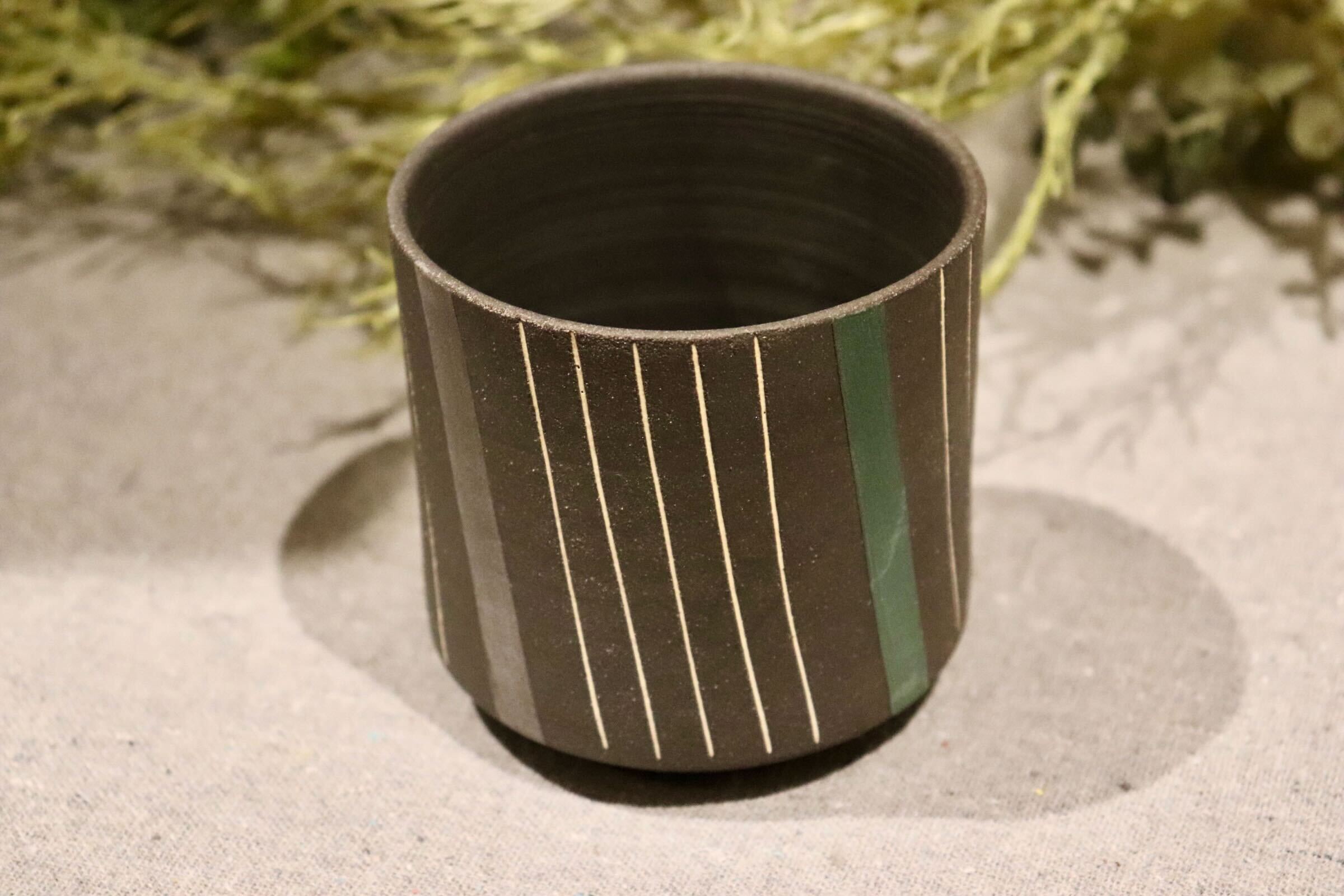 GMIO218C◯市野悟窯 丹波焼 焼酎カップ 市野哲次 陶器 酒器 伝統工芸 丹波篠山 未使用