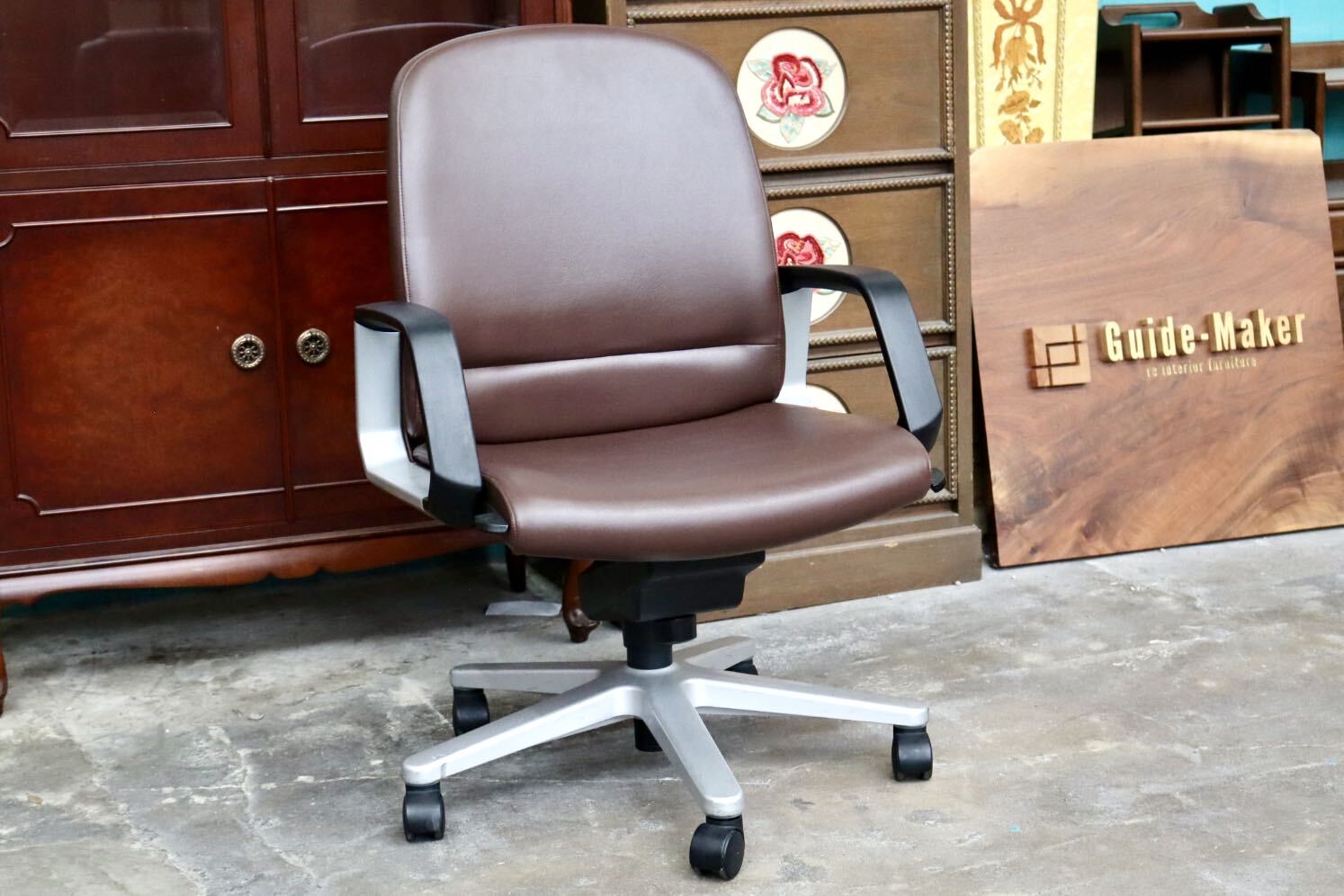 GMJK350G○KOKUYO / コクヨ マネージメントチェア ワークチェア オフィスチェア アームチェア 回転椅子 リクライニング 昇降式 定価約10万