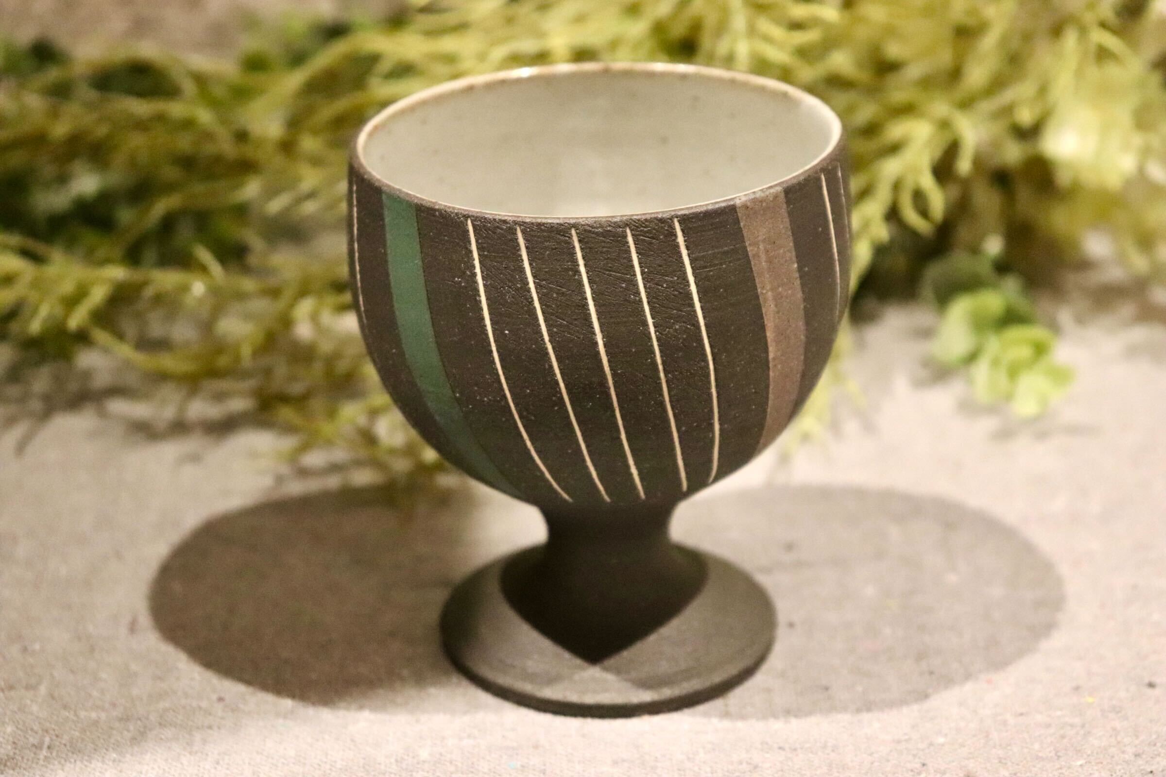 GMIO216B◯市野悟窯 丹波焼 ワインカップ 市野哲次 陶器 酒器 伝統工芸 丹波篠山 未使用