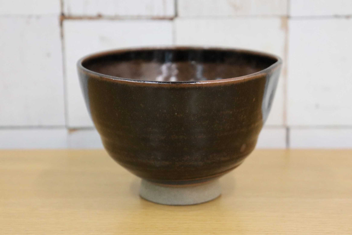 GMJS339B◯膳所焼 陽炎園 ぜぜ 遠州七窯 飯碗 茶碗 抹茶碗 茶道具 和食器 陶器 伝統工芸
