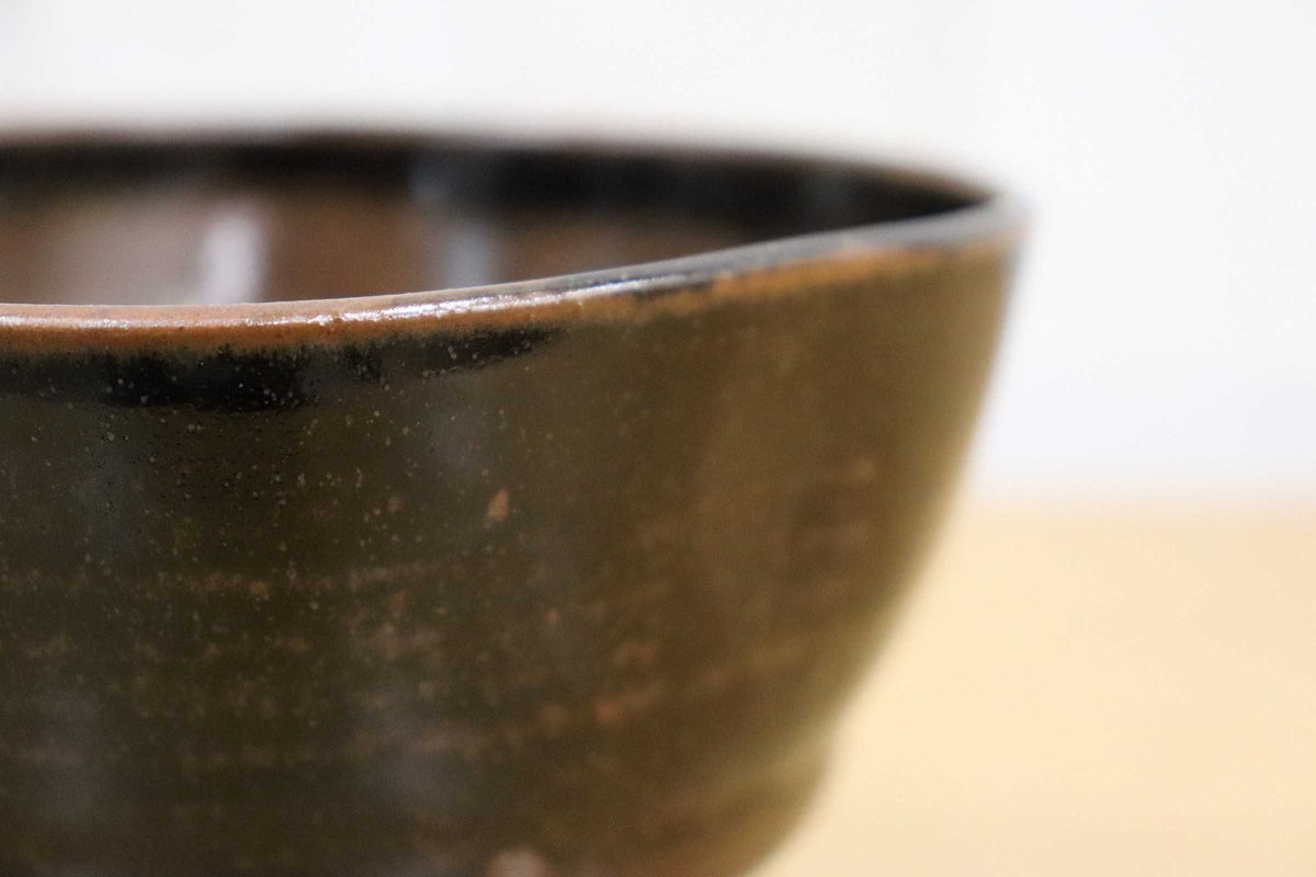GMJS339B◯膳所焼 陽炎園 ぜぜ 遠州七窯 飯碗 茶碗 抹茶碗 茶道具 和食器 陶器 伝統工芸
