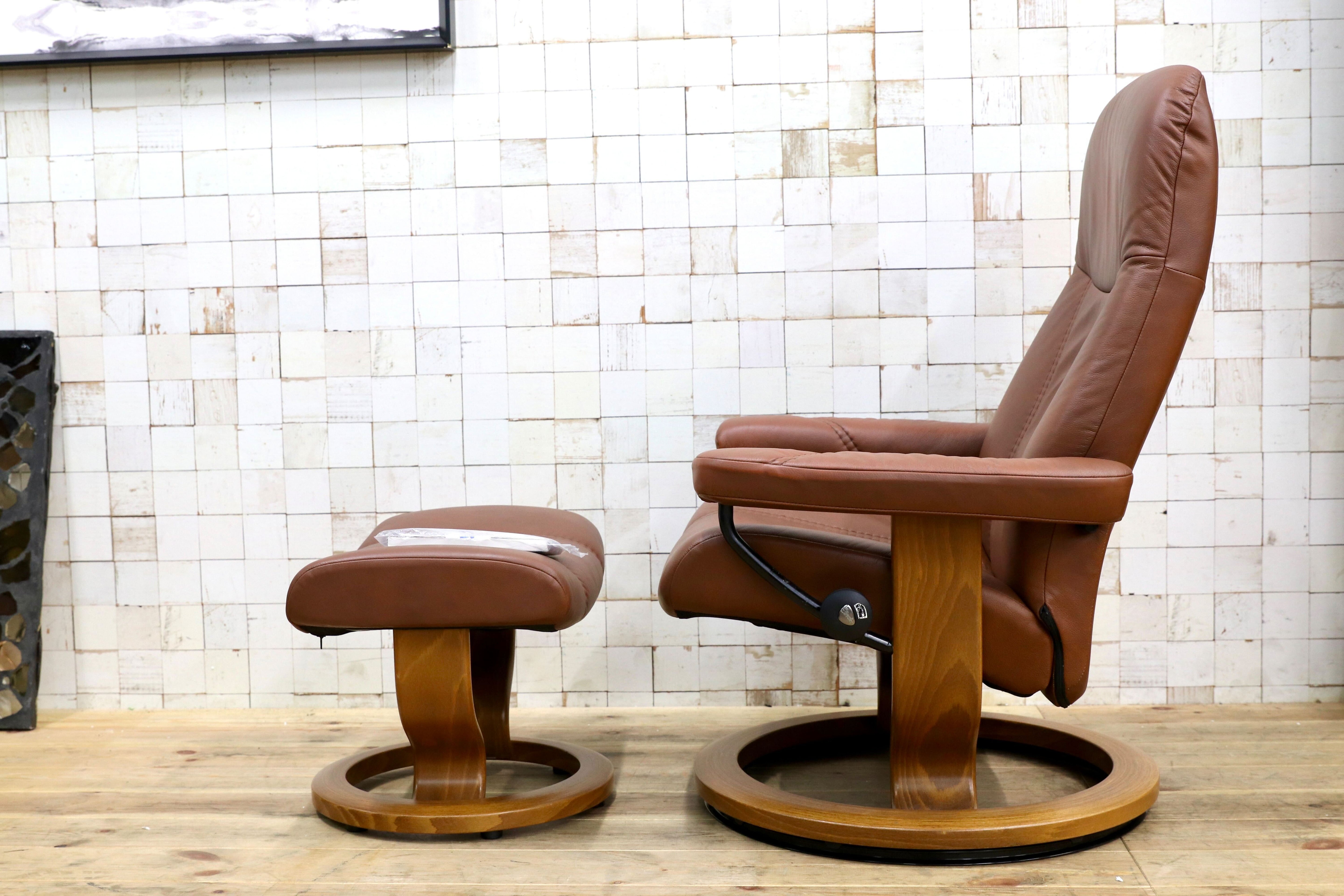 GMIS505○EKORNES / エコーネス コンサル ブラウン 1人掛けソファ リクライニングチェア パーソナルチェア 北欧 ノルウェー
