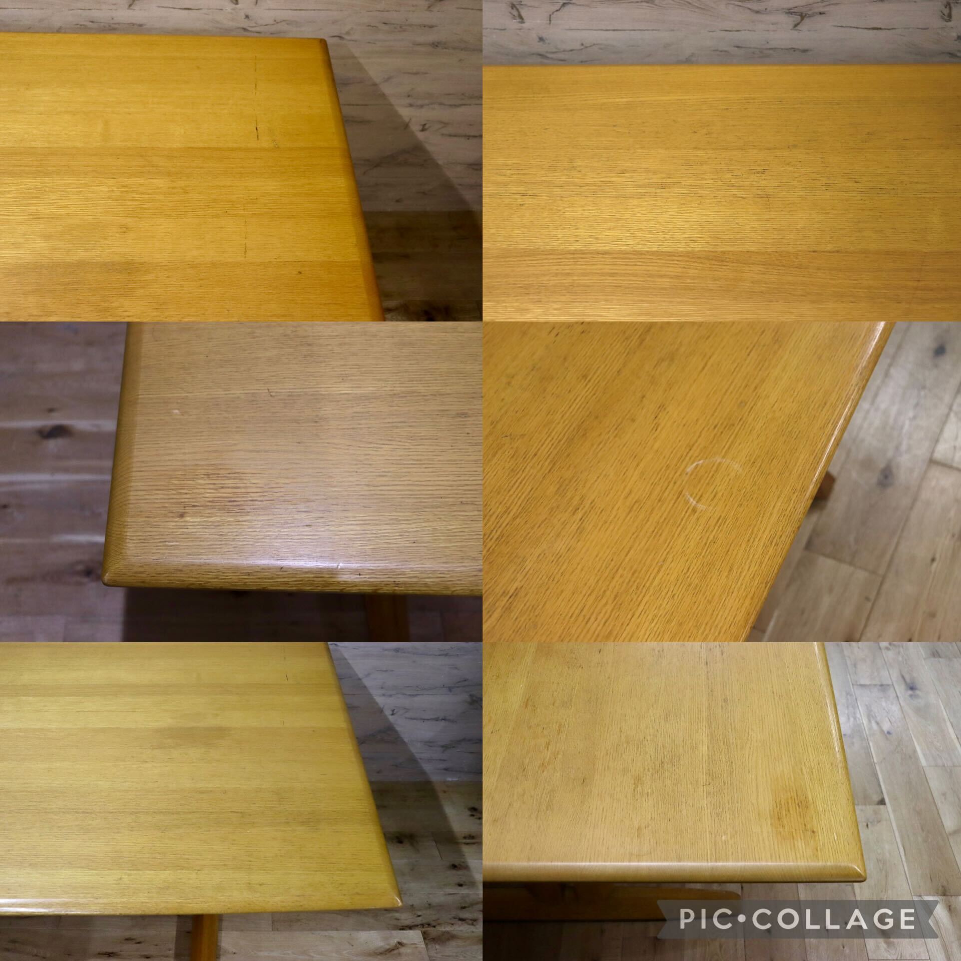 GMIK825○シラカワ / shirakawa ダイニングテーブル 食卓テーブル 作業台 オーク材 北欧スタイル ナチュラル 机 飛騨家具