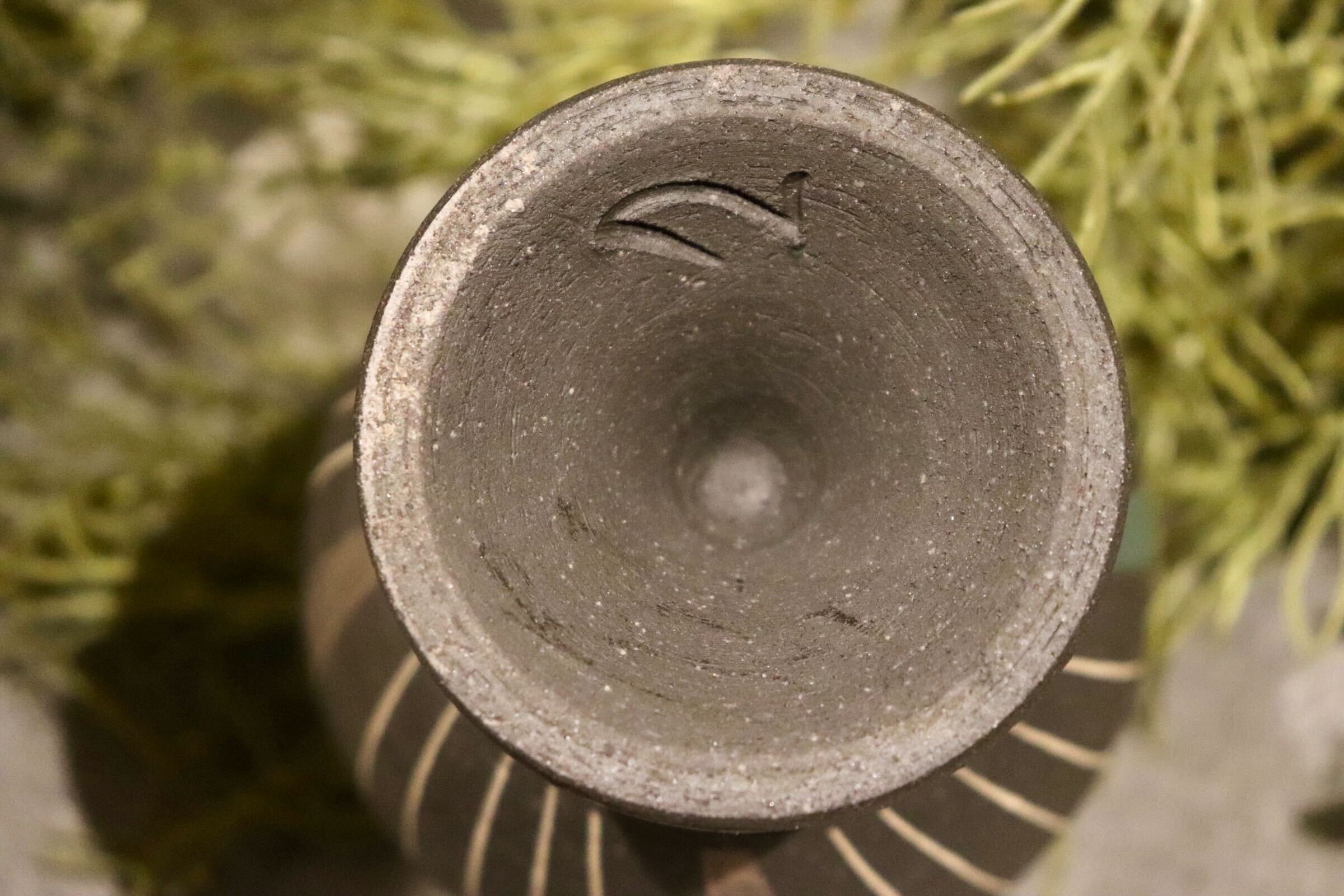GMIO216B◯市野悟窯 丹波焼 ワインカップ 市野哲次 陶器 酒器 伝統工芸 丹波篠山 未使用