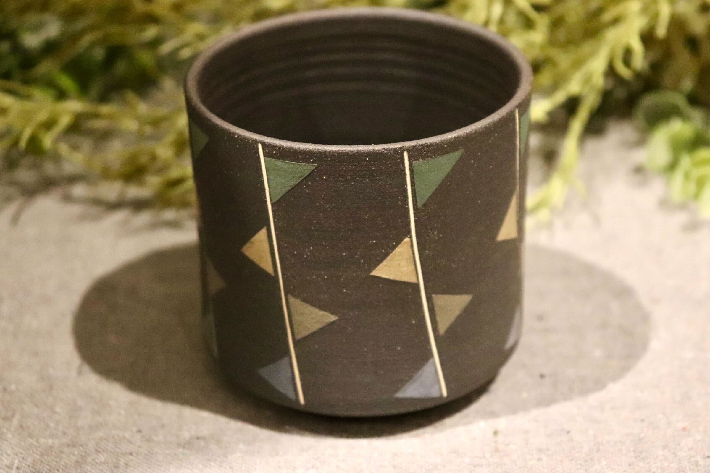 GMIO88A◯市野悟窯 丹波焼 ビアカップ 市野哲次 陶器 酒器 伝統工芸 丹波篠山 未使用