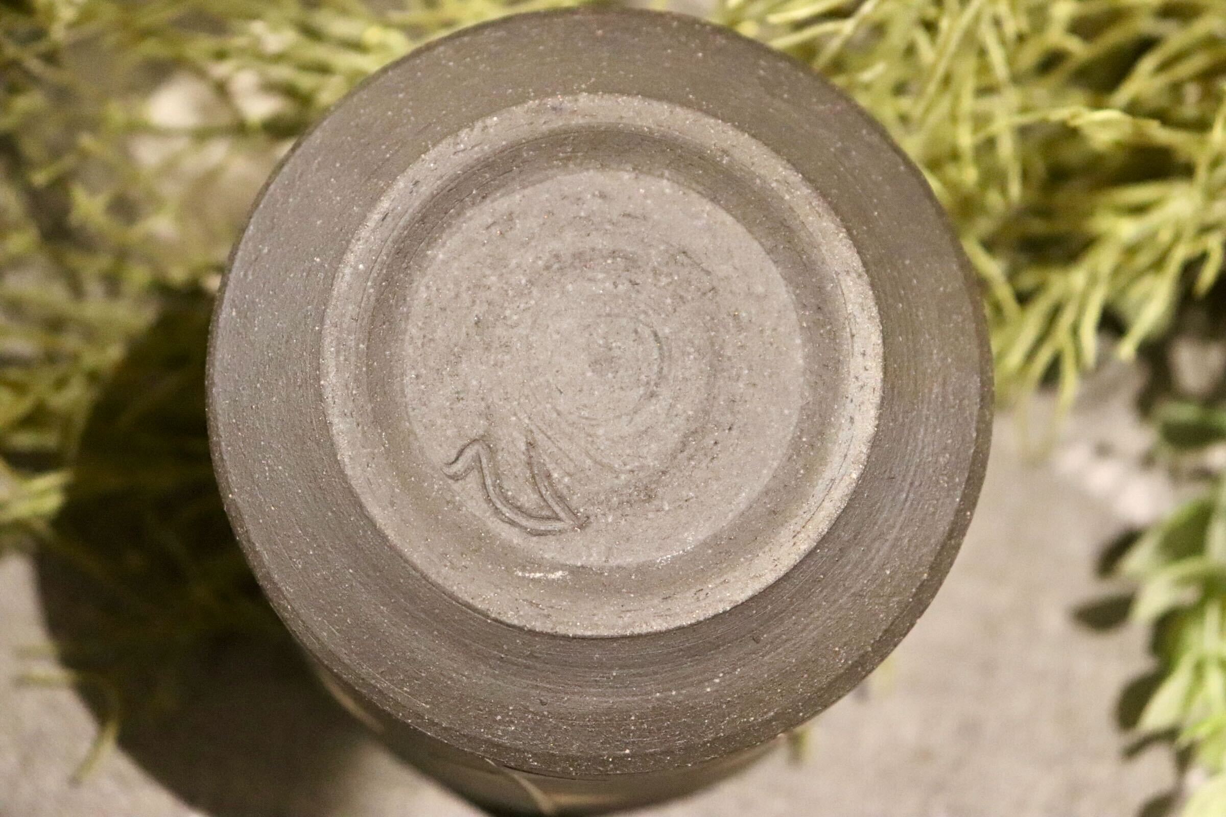 GMIO88A◯市野悟窯 丹波焼 ビアカップ 市野哲次 陶器 酒器 伝統工芸 丹波篠山 未使用