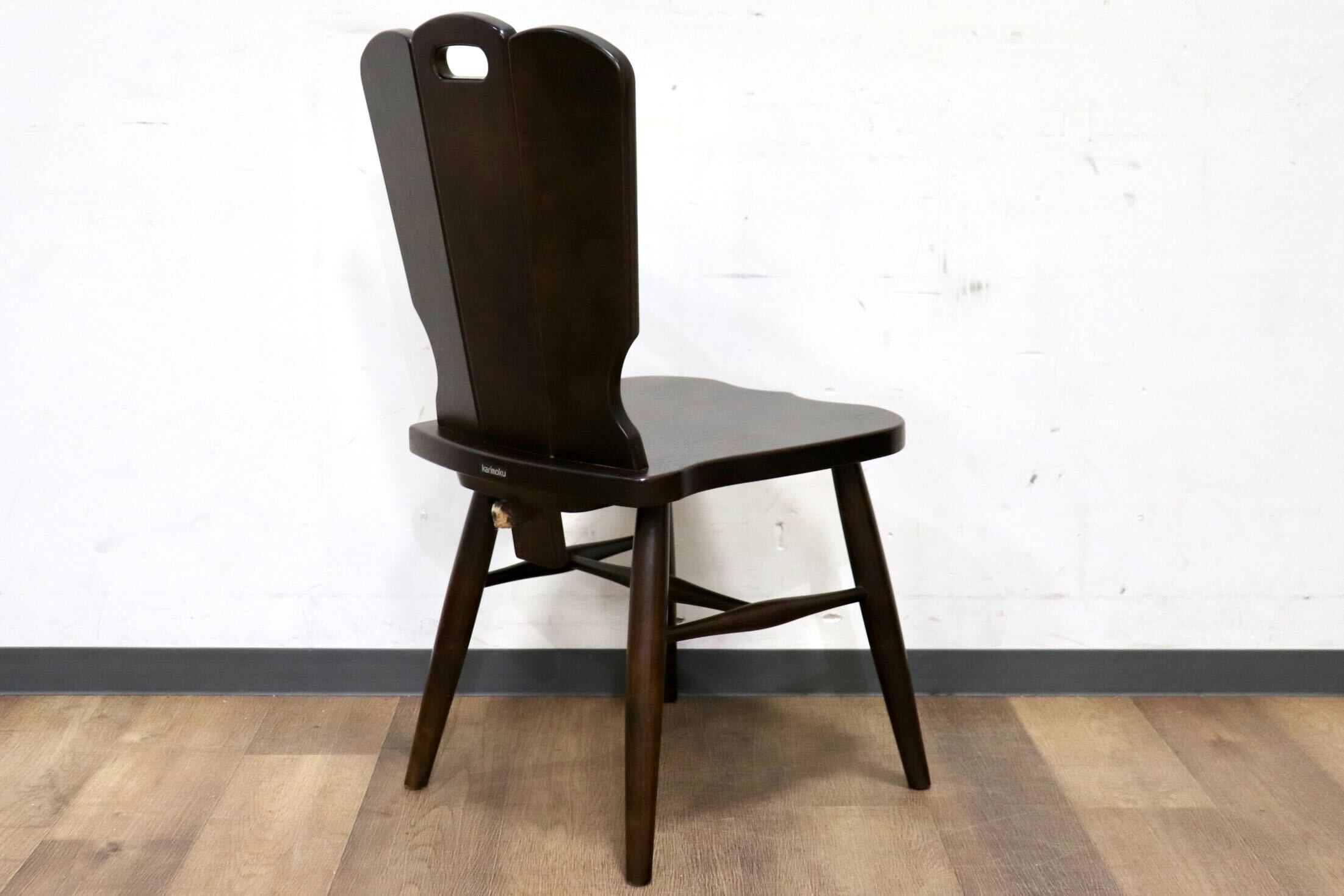 GMIS9○karimoku / カリモク RUSTIC ルスティック 椅子 チェア ダイニングチェア ヴィンテージ レトロ カントリー 国産家具