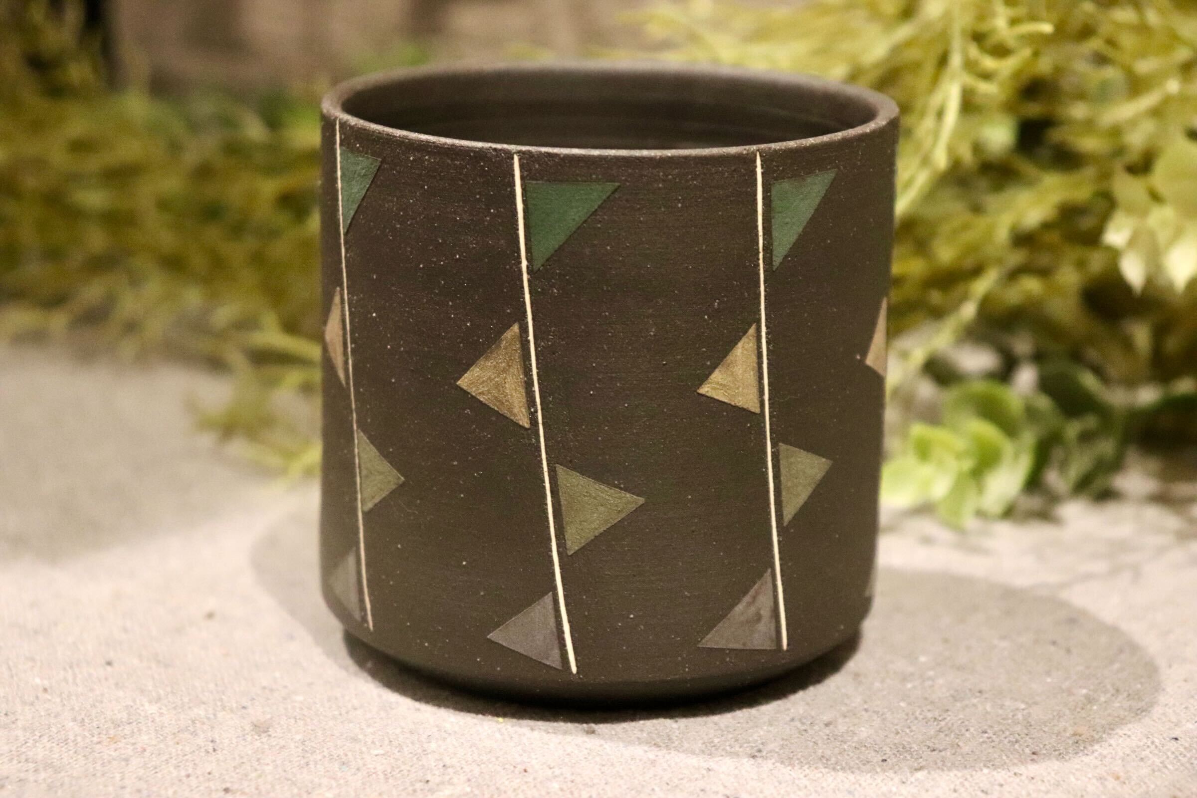 GMIO88B◯市野悟窯 丹波焼 ビアカップ 市野哲次 陶器 酒器 伝統工芸 丹波篠山 未使用