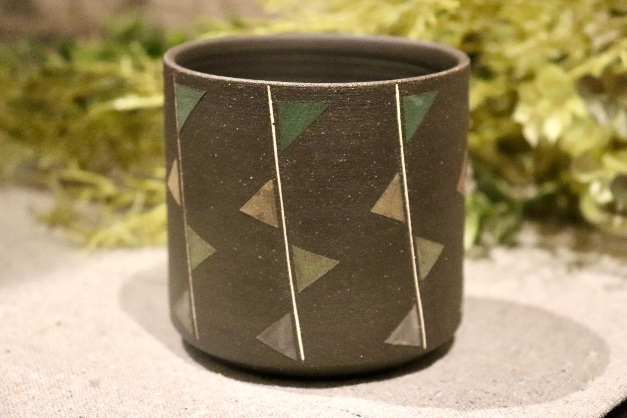 GMIO88B◯市野悟窯 丹波焼 ビアカップ 市野哲次 陶器 酒器 伝統工芸 丹波篠山 未使用