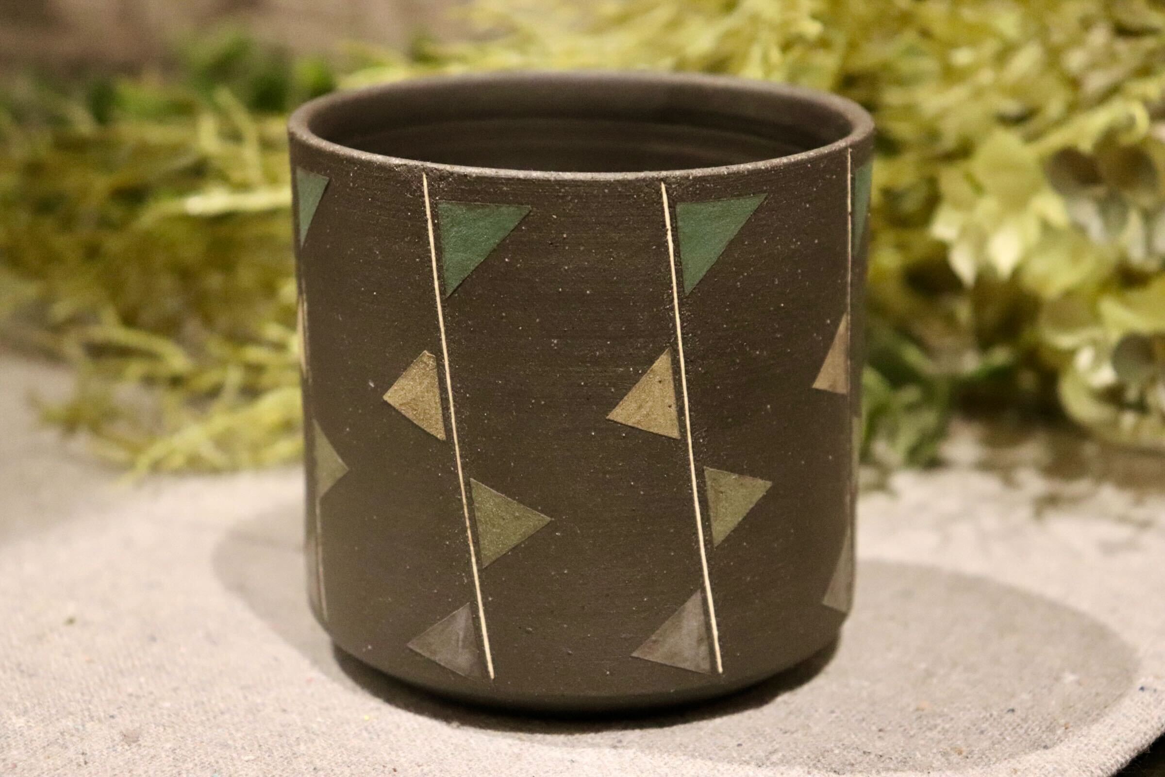 GMIO88B◯市野悟窯 丹波焼 ビアカップ 市野哲次 陶器 酒器 伝統工芸 丹波篠山 未使用