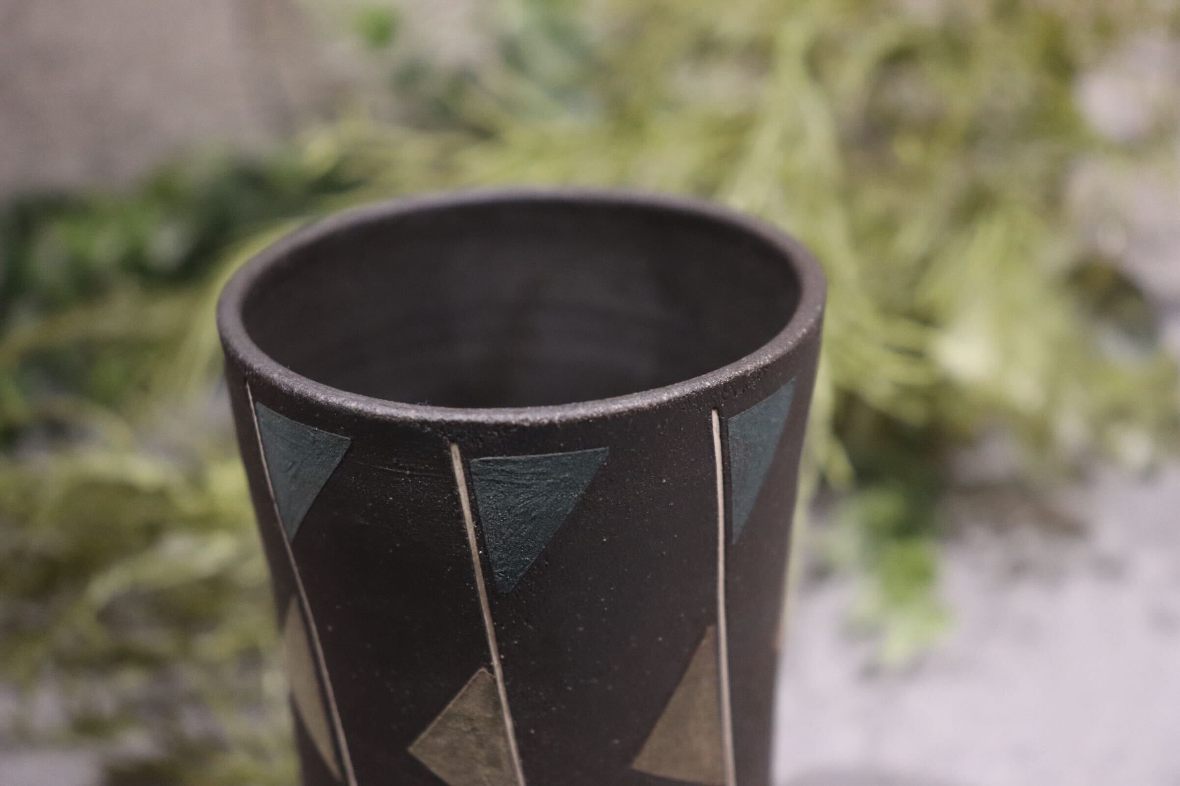 GMIO87A◯市野悟窯 丹波焼 ビアカップ 市野哲次 陶器 酒器 伝統工芸 丹波篠山 未使用