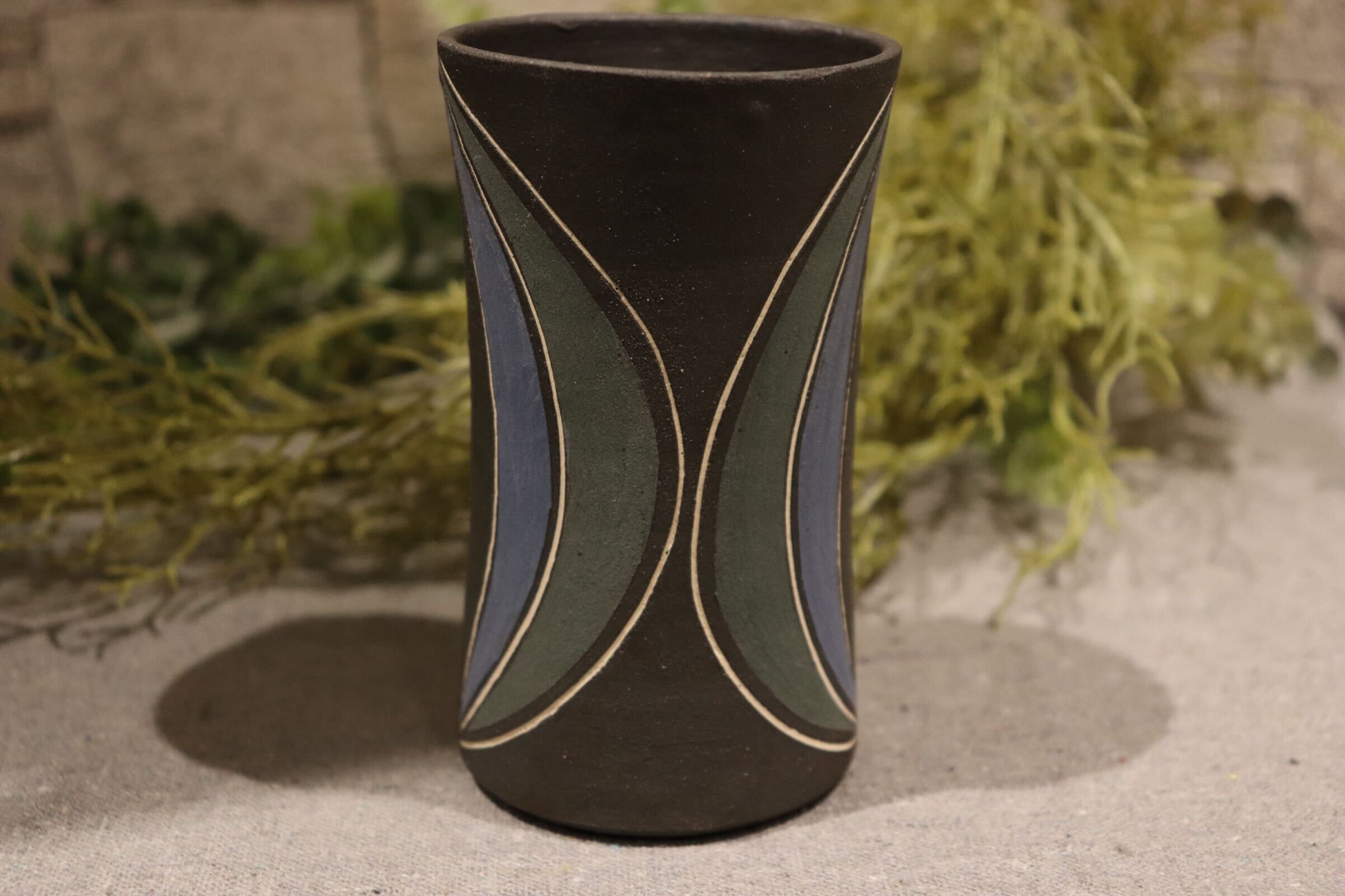 GMIO87B◯市野悟窯 丹波焼 ビアカップ 市野哲次 陶器 酒器 伝統工芸 丹波篠山 未使用