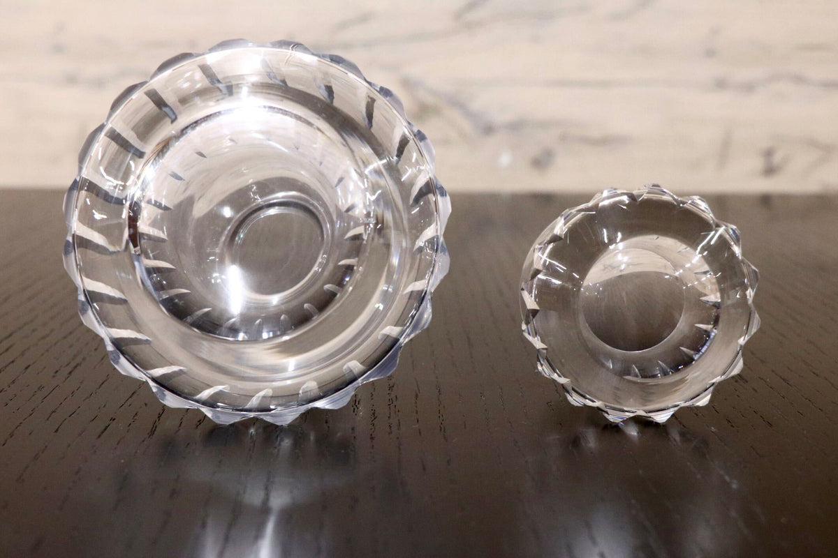 GMJH328B○ガラス製 ナイトカラフェ グラス セット レトロ デキャンタ 水差し カットガラス 硝子 フラワーベース クリスタルガラス