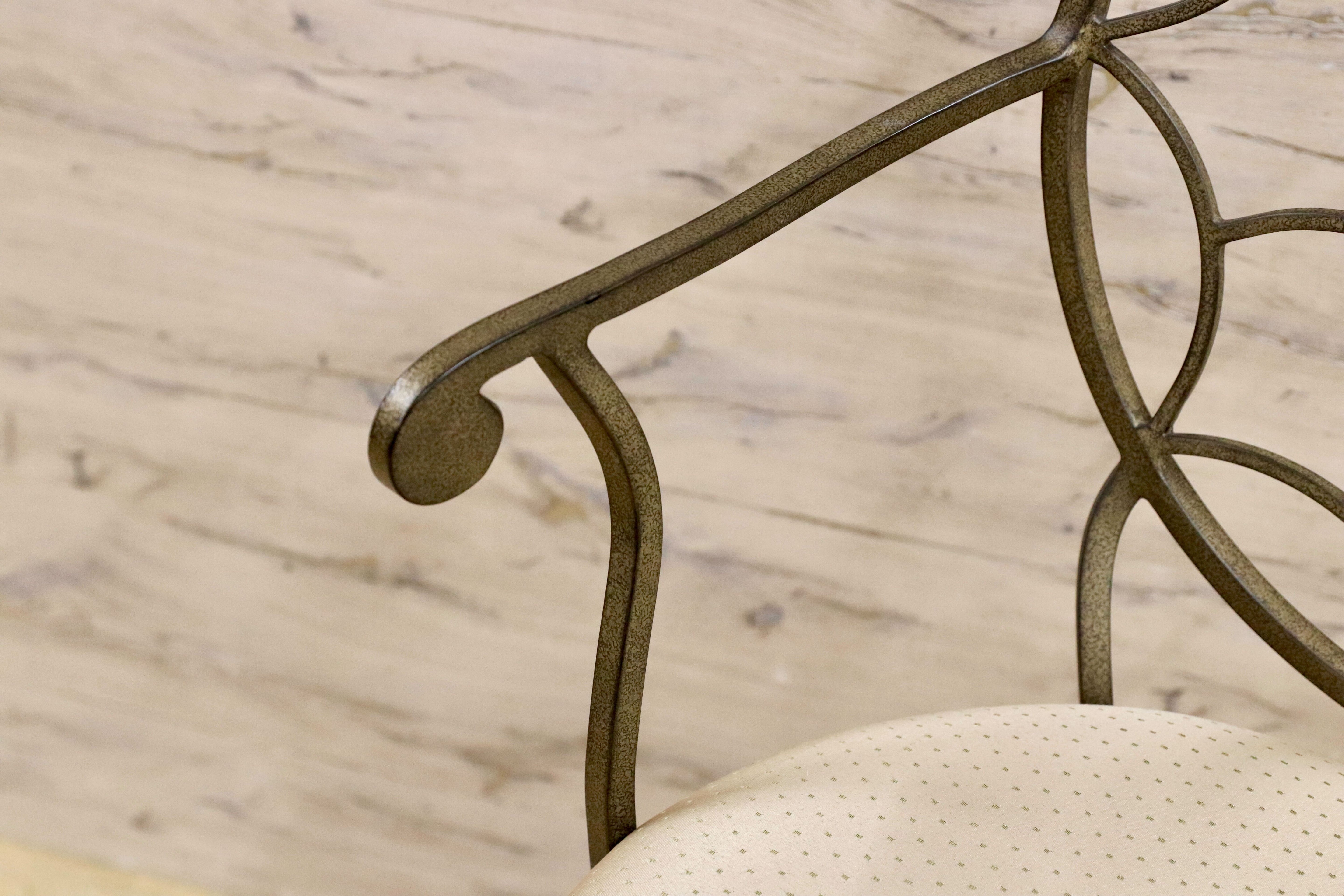 GMHO16B○DREXEL HERITAGE / ドレクセルヘリテイジ 特注 カウンターチェア アイアンチェア ハイチェア 回転チェア インダストリアル 希少