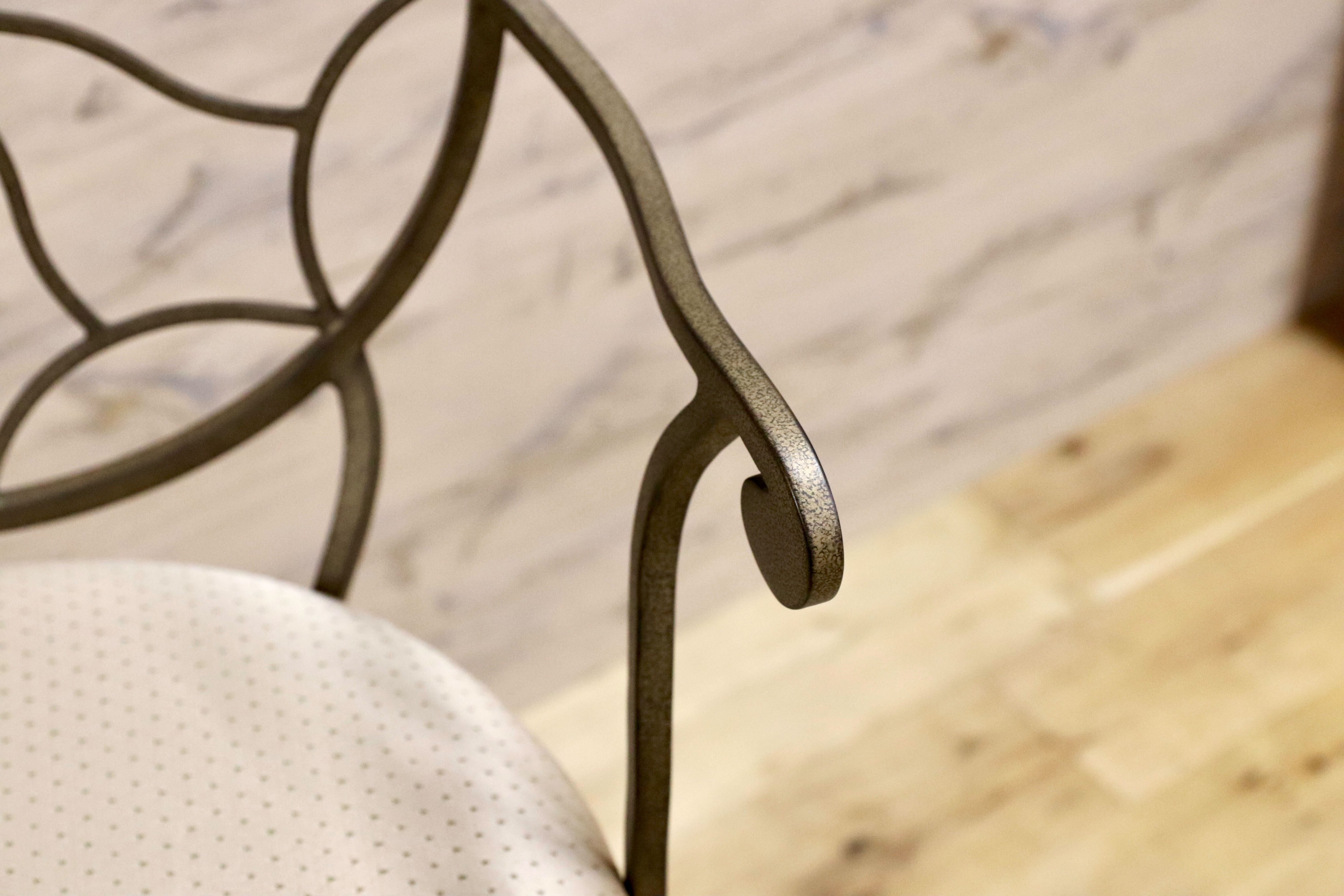 GMHO16B○DREXEL HERITAGE / ドレクセルヘリテイジ 特注 カウンターチェア アイアンチェア ハイチェア 回転チェア インダストリアル 希少