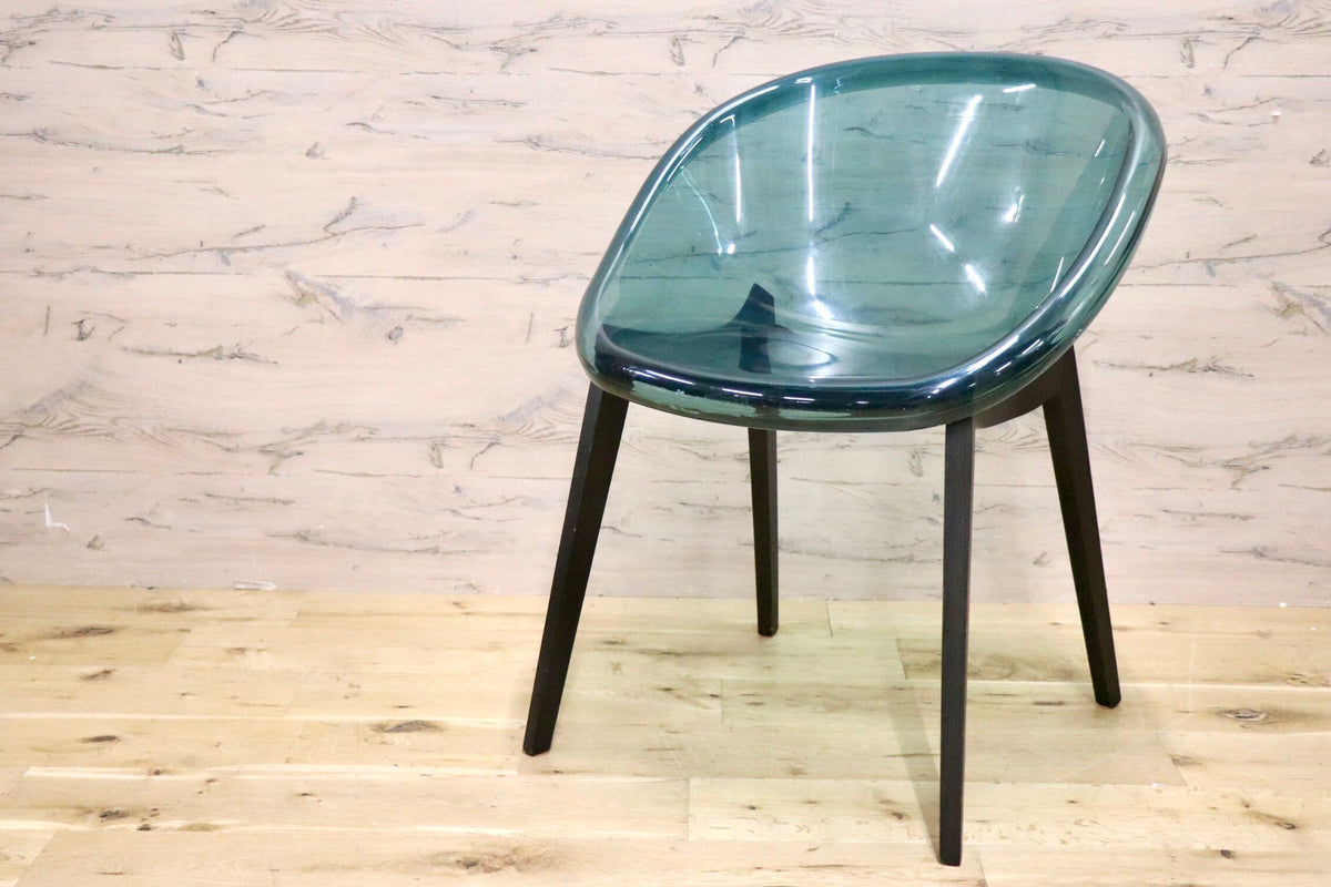 GMJH338A○Calligaris / カリガリス BLOOM ブルーム イタリア製 チェア アクアマリン クリアチェア モダン　