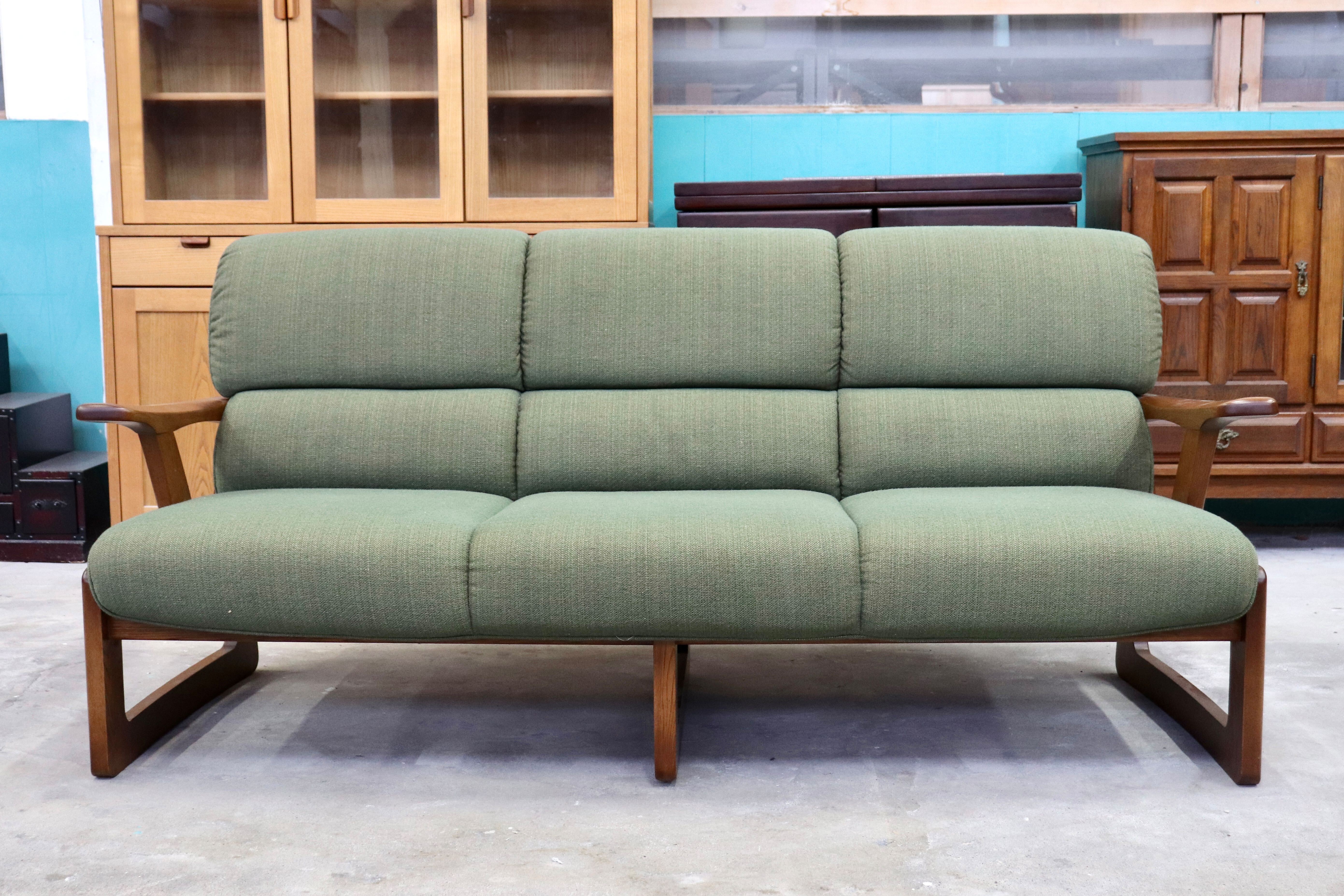 GMIK633A○maruni / マルニ 3人掛けソファ トリプルソファ 3シーター 長椅子 ファブリック ミッドセンチュリー ヴィンテージ レトロ