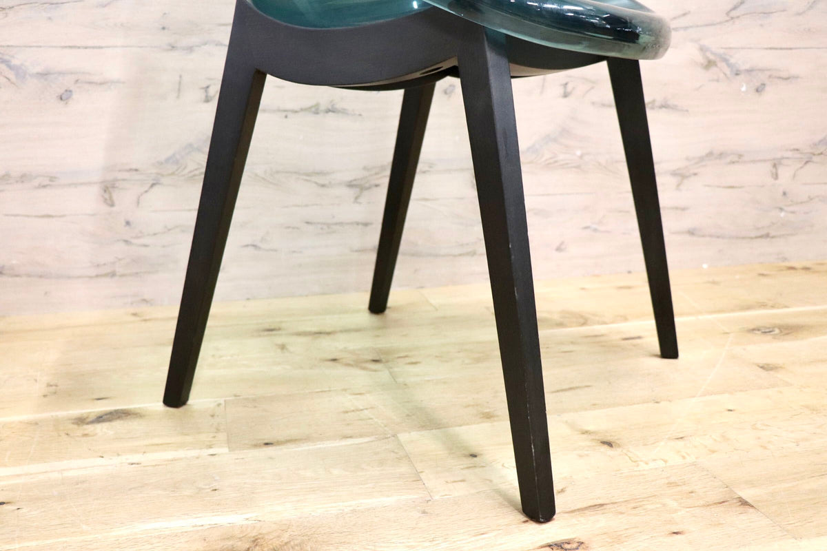 GMJH338A○Calligaris / カリガリス BLOOM ブルーム イタリア製 チェア アクアマリン クリアチェア モダン　