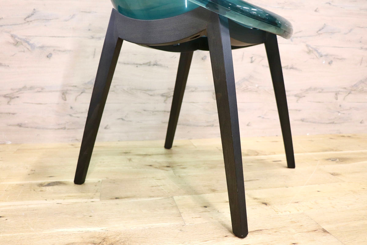 GMJH338B○Calligaris / カリガリス BLOOM ブルーム イタリア製 チェア アクアマリン クリアチェア モダン