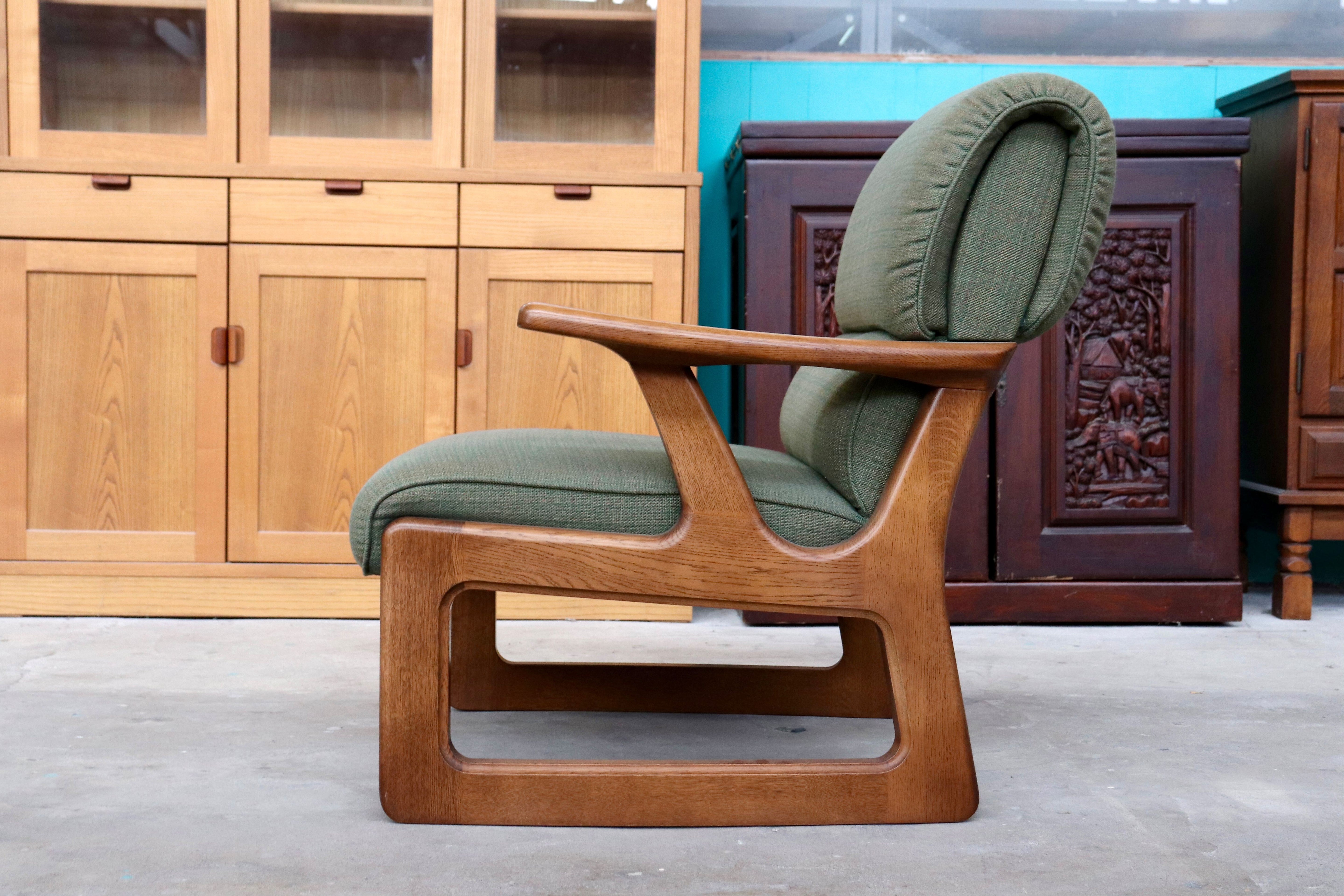 GMIK633B○maruni / マルニ 1人掛けソファ シングルソファ 1pソファ ファブリック ミッドセンチュリー ヴィンテージ レトロ 国産家具