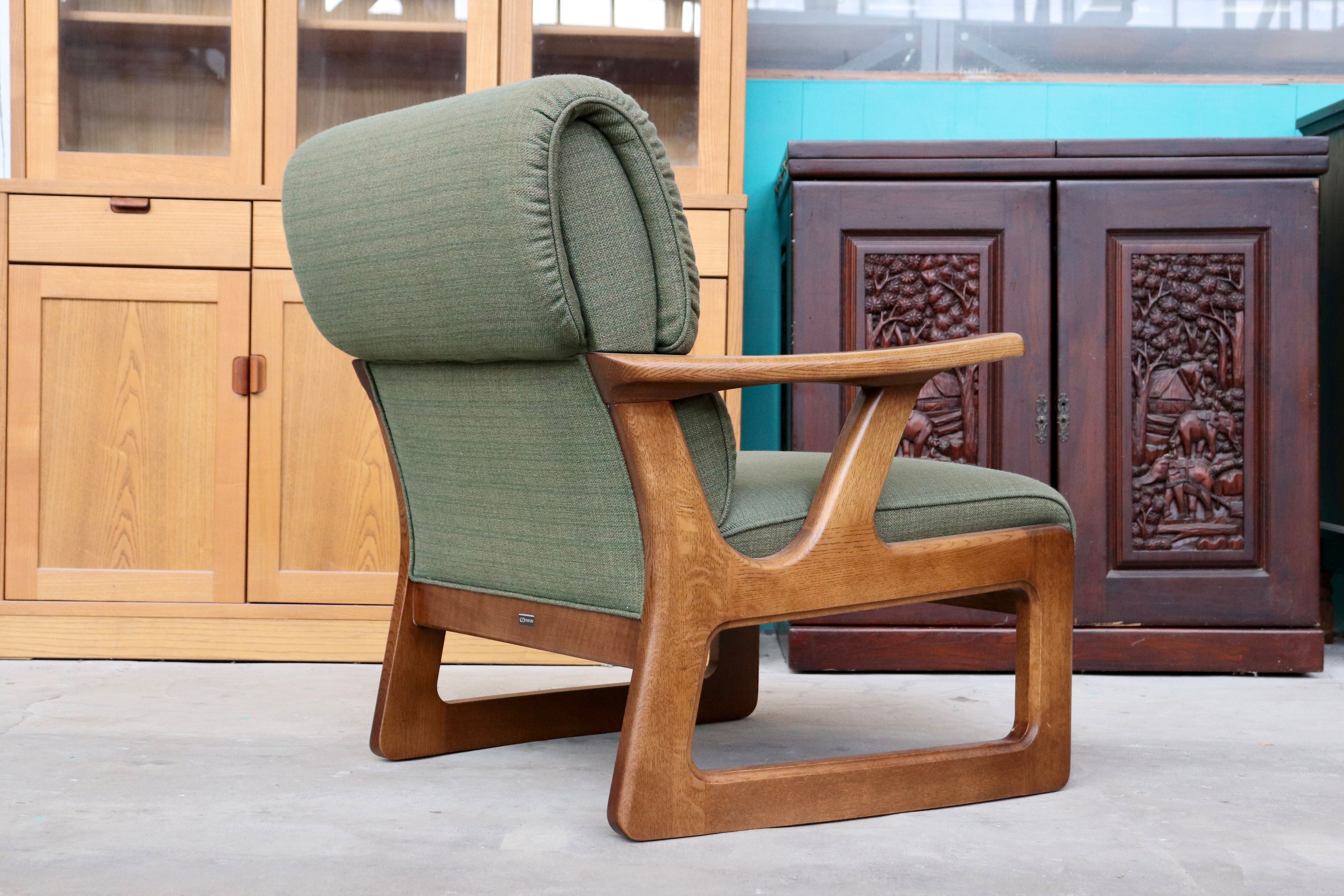 GMIK633B○maruni / マルニ 1人掛けソファ シングルソファ 1pソファ ファブリック ミッドセンチュリー ヴィンテージ レトロ 国産家具