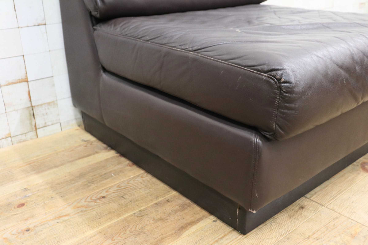 GMJK474B〇冨士ファニチア / Fuji Furniture 本革 1人掛けソファ シングルソファ ヴィンテージ ブラウン 国産家具