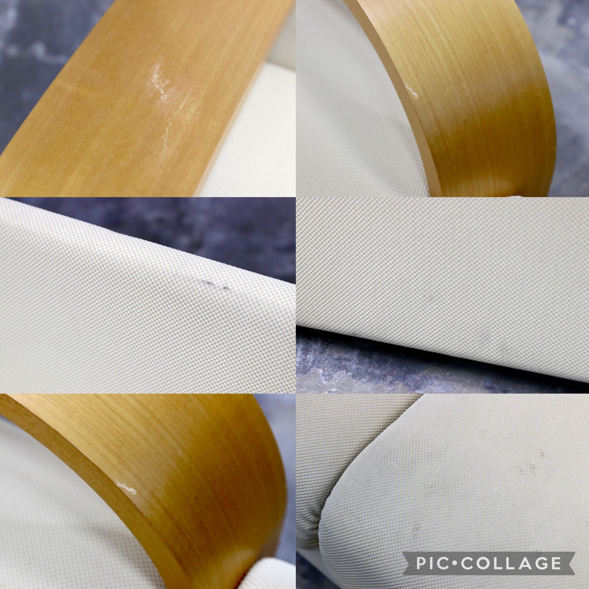 GMIH479C○PPM CORPORATION / PPMコーポレーション 3人掛けソファ トリプルソファ プライウッドアーム 岩倉榮利 モダン 稀少