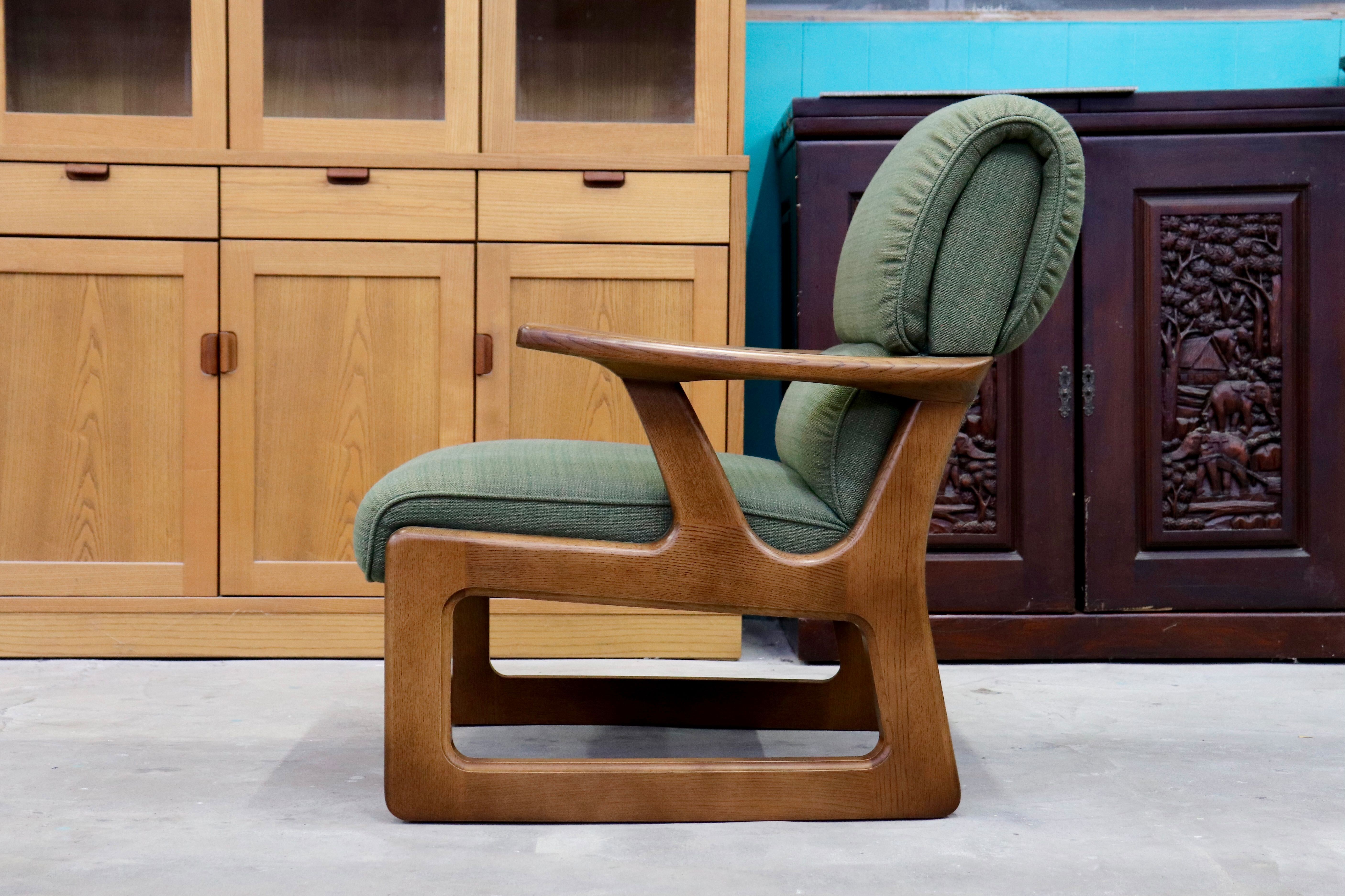 GMIK633C○maruni / マルニ 1人掛けソファ シングルソファ 1pソファ ファブリック ミッドセンチュリー ヴィンテージ レトロ 国産家具