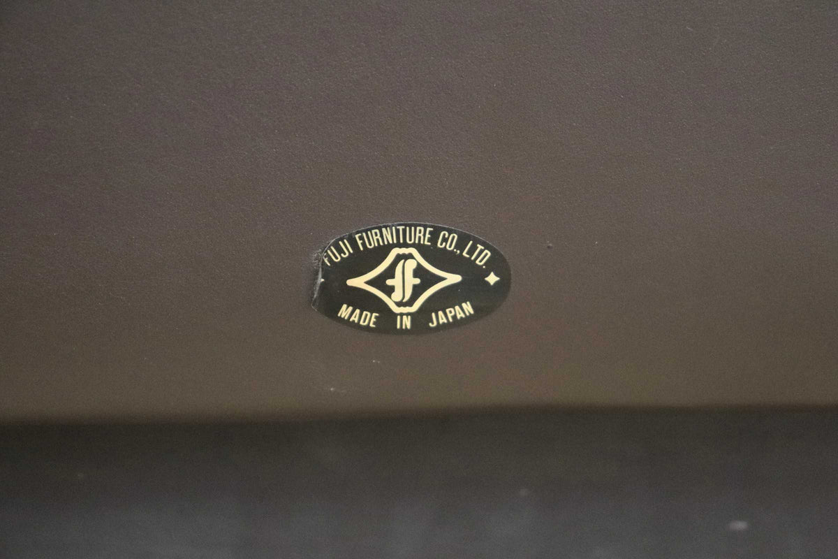 GMJK474C〇冨士ファニチア / Fuji Furniture 本革 1人掛けソファ シングルソファ ヴィンテージ ブラウン 国産家具