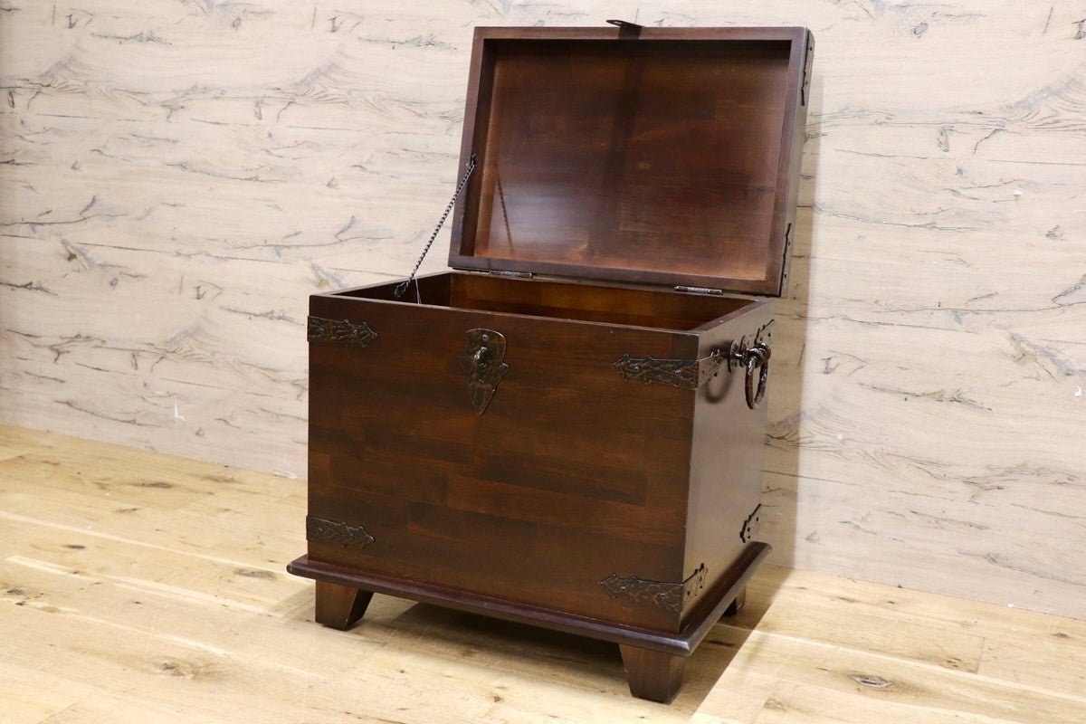 GMJH331B◯KOIZUMI / コイズミ 収納家具 トランクテーブル 収納ボックス 収納箱 木箱 ディスプレイ 店舗什器 アンティーク調 和モダン 宝箱