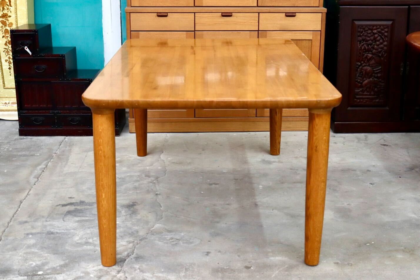 GMHK594○柏木工 / KASHIWA ダイニングテーブル 食卓テーブル 作業台 机 飛騨家具 無垢材 ナチュラル 北欧スタイル ヴィンテージ