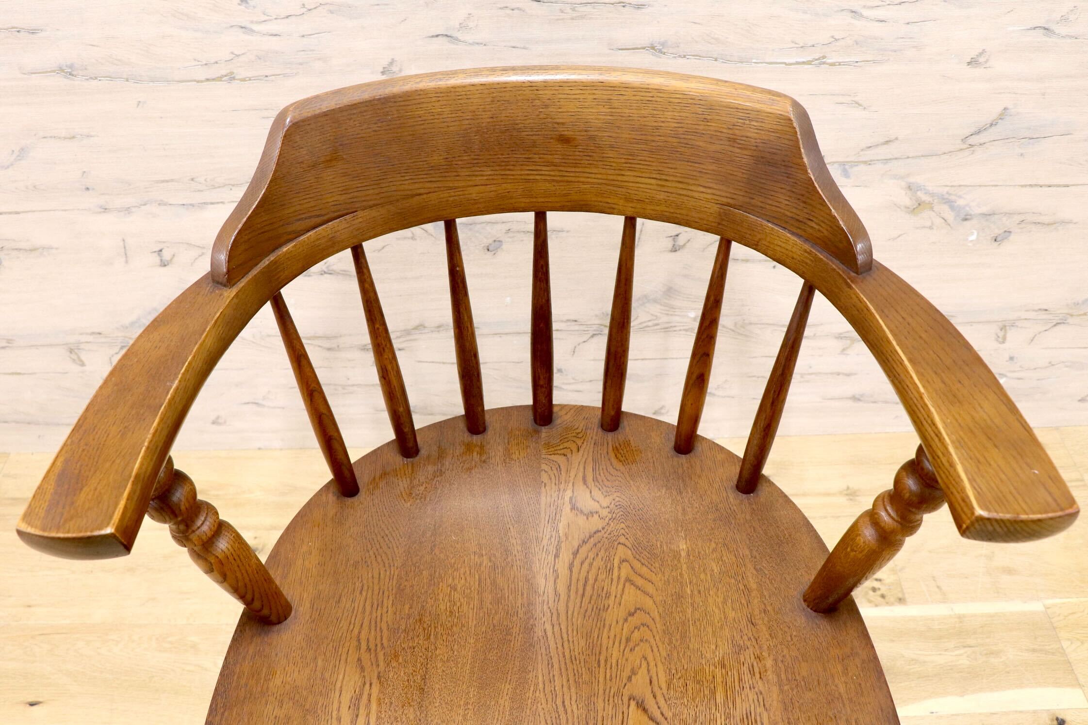 GMIK911D○柏木工 / KASHIWA ダイニングチェア アームチェア ウィンザーチェア 椅子 レトロ カントリー ナチュラル アンティーク 国産家具