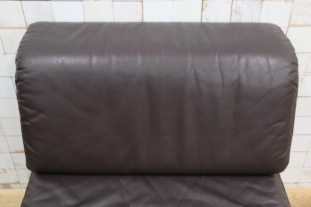 GMJK474D〇冨士ファニチア / Fuji Furniture 本革 1人掛けソファ シングルソファ ヴィンテージ ブラウン 国産家具