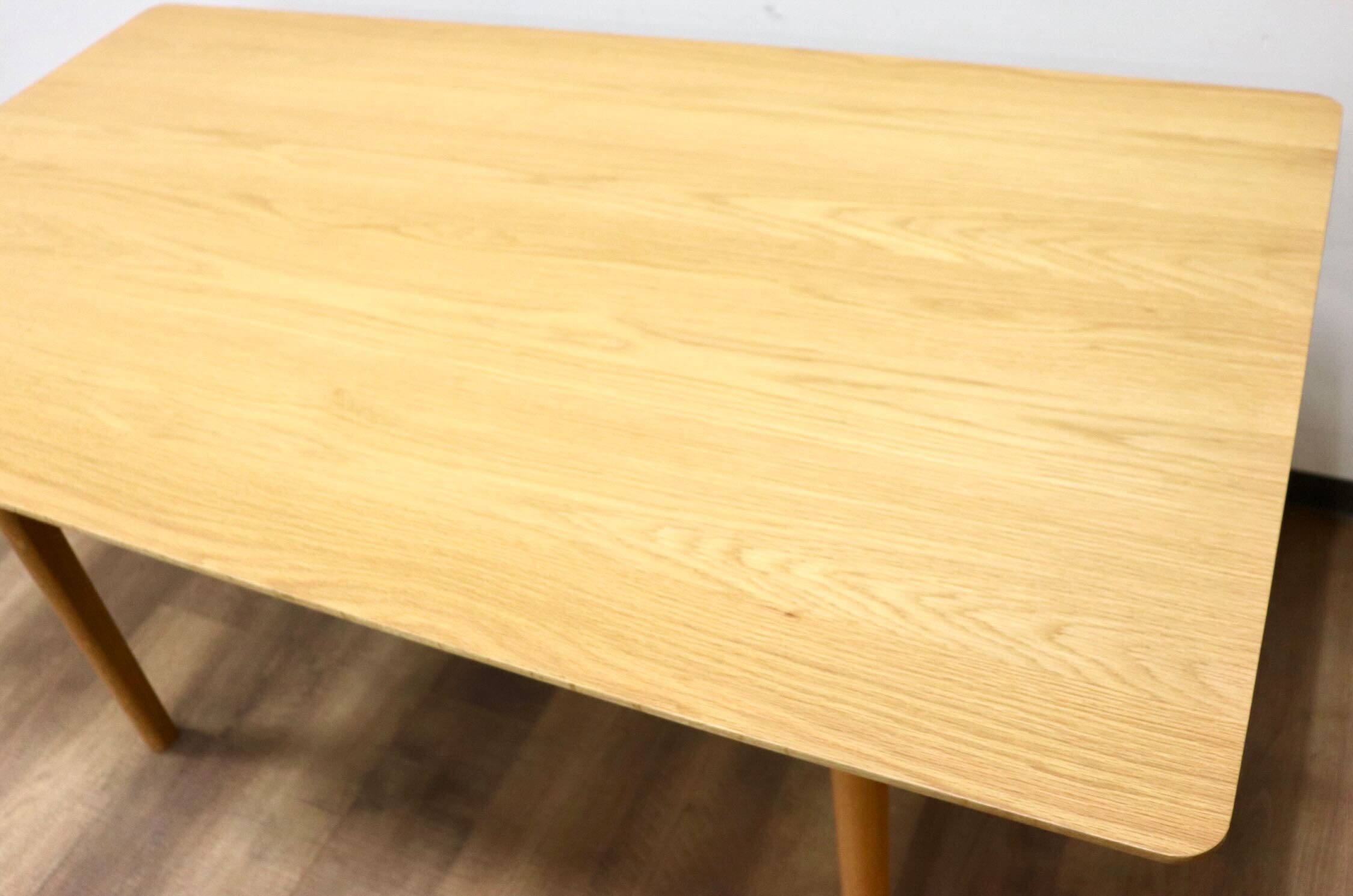 GMGH462○unico / ウニコ LOM ロム ダイニングテーブル 食卓テーブル 作業台 オーク材 ナチュラル 北欧スタイル 定価6.9万 展示品