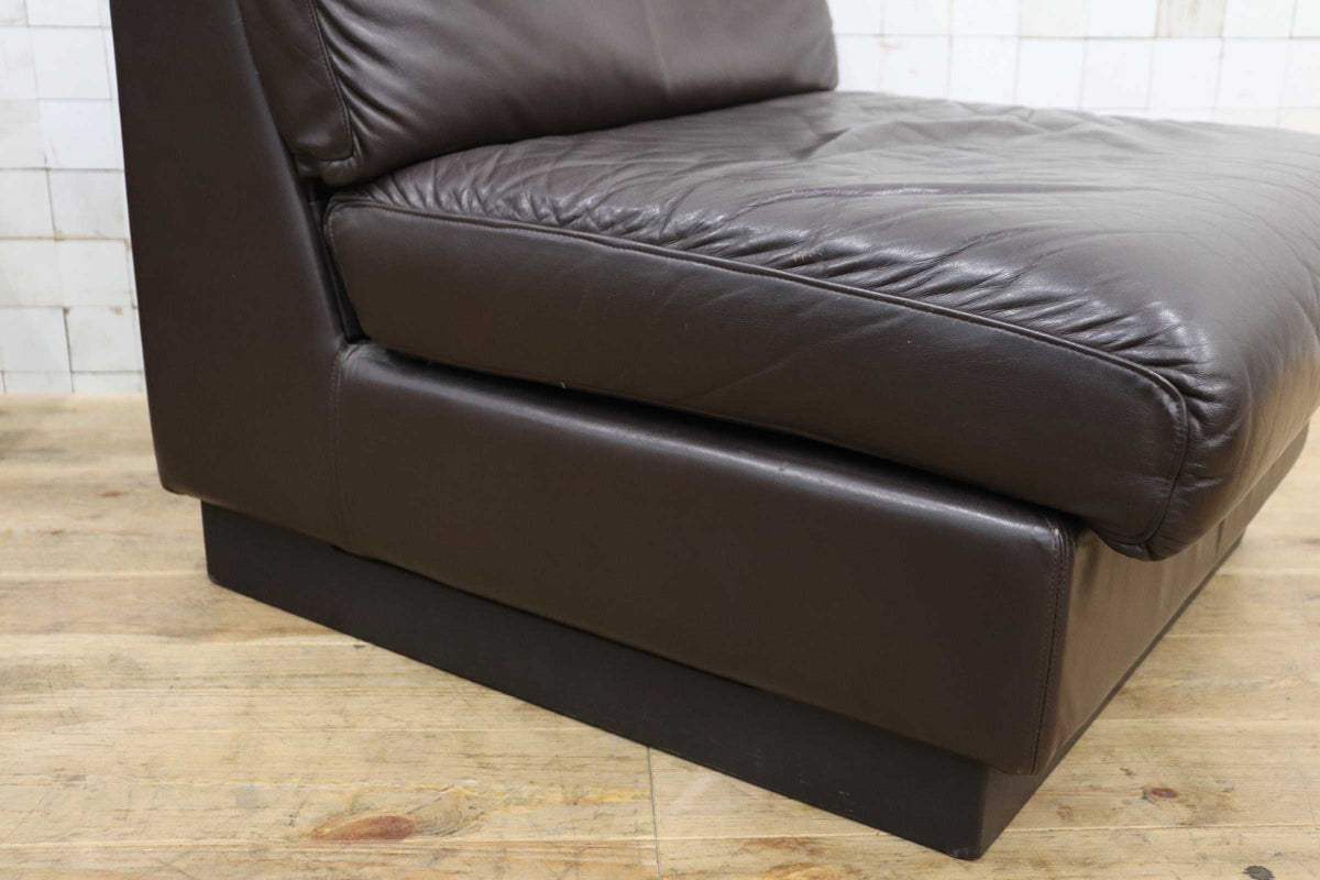 GMJK474E〇冨士ファニチア / Fuji Furniture 本革 1人掛けソファ シングルソファ ヴィンテージ ブラウン 国産家具