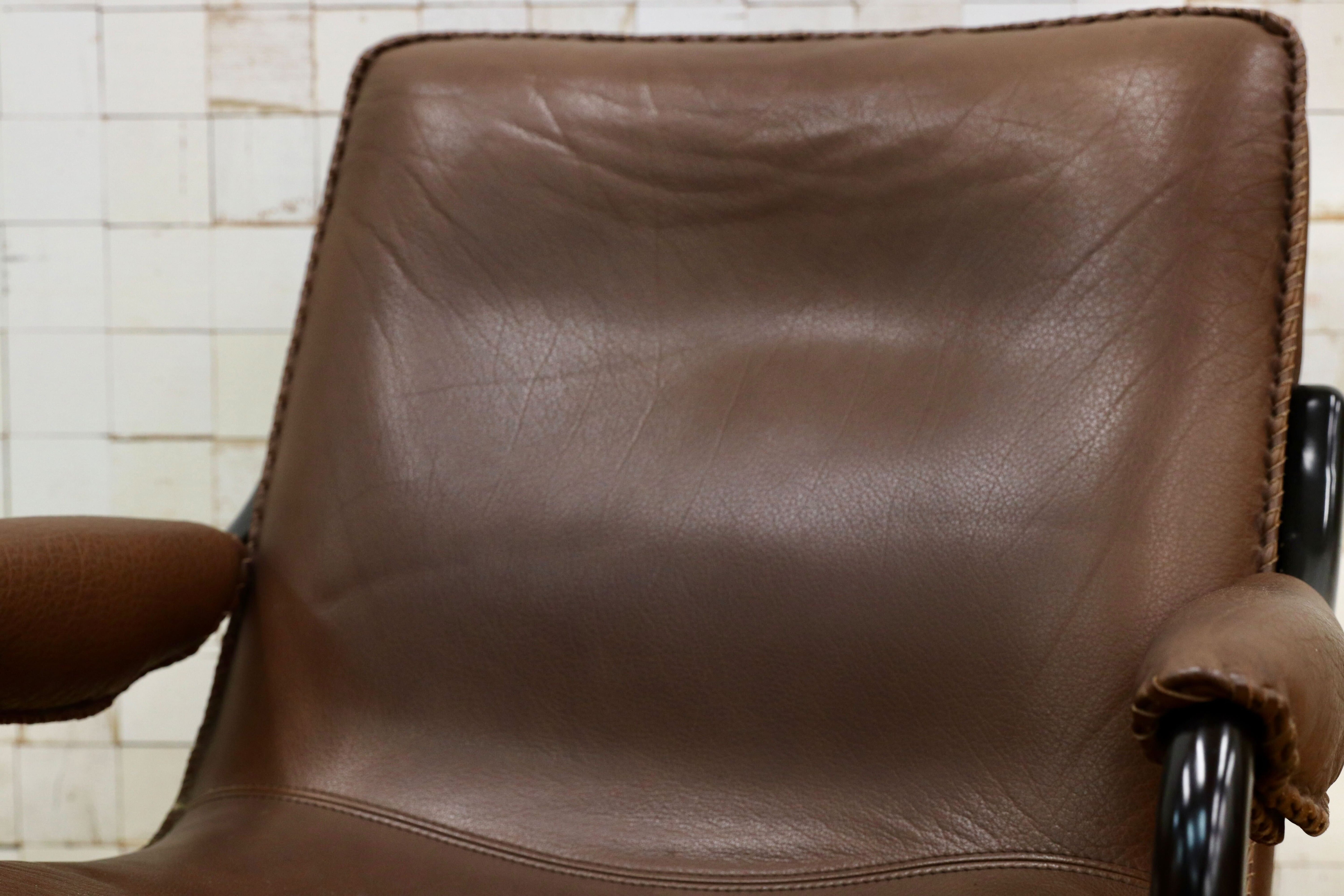 GMIO161A○BERG Furniture / ベルグファニチャー 1人掛けソファ ラウンジチェア 回転式 本革 ミッドセンチュリー ヴィンテージ デンマーク