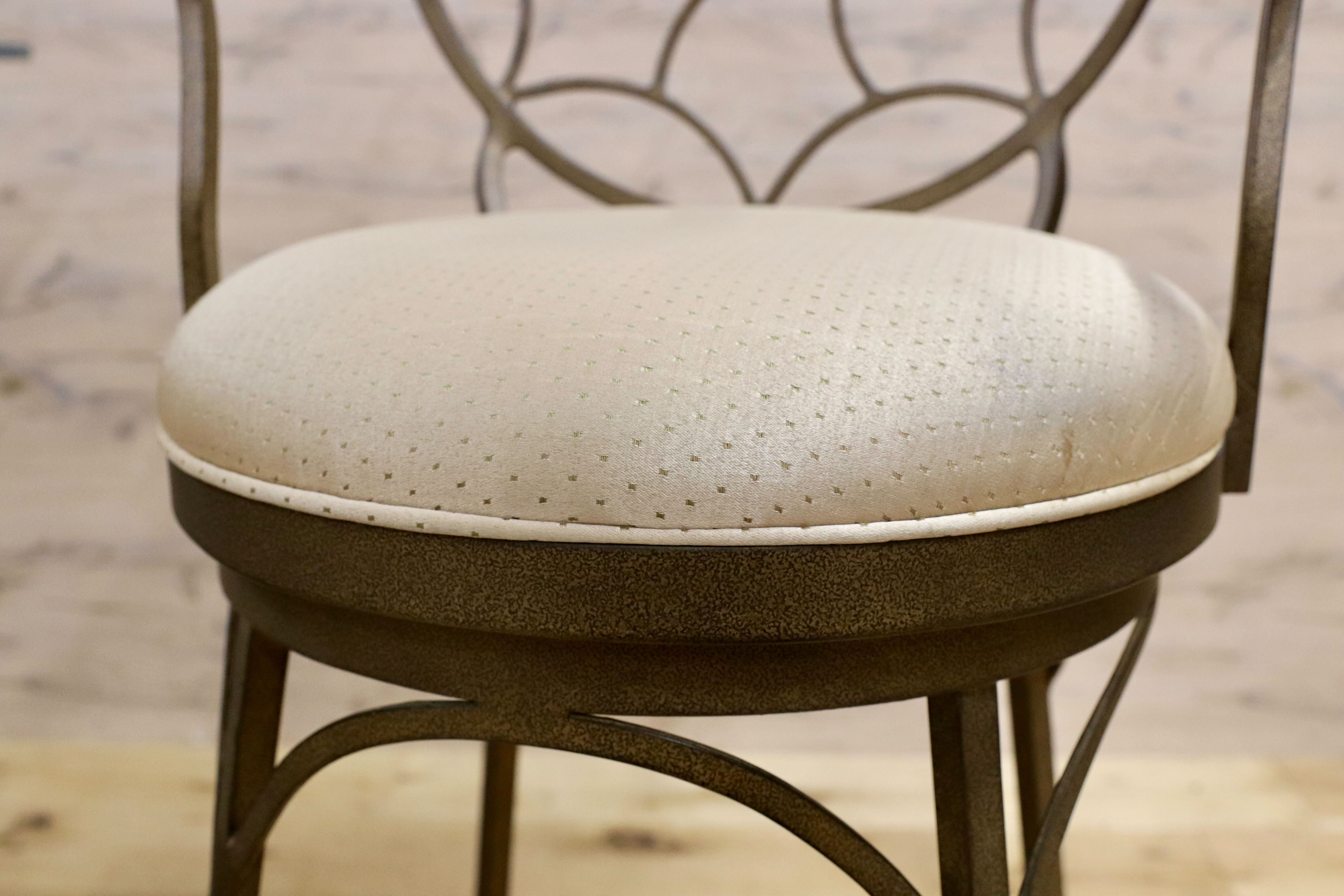 GMHO16C○DREXEL HERITAGE / ドレクセルヘリテイジ 特注 カウンターチェア アイアンチェア ハイチェア 回転チェア インダストリアル 希少