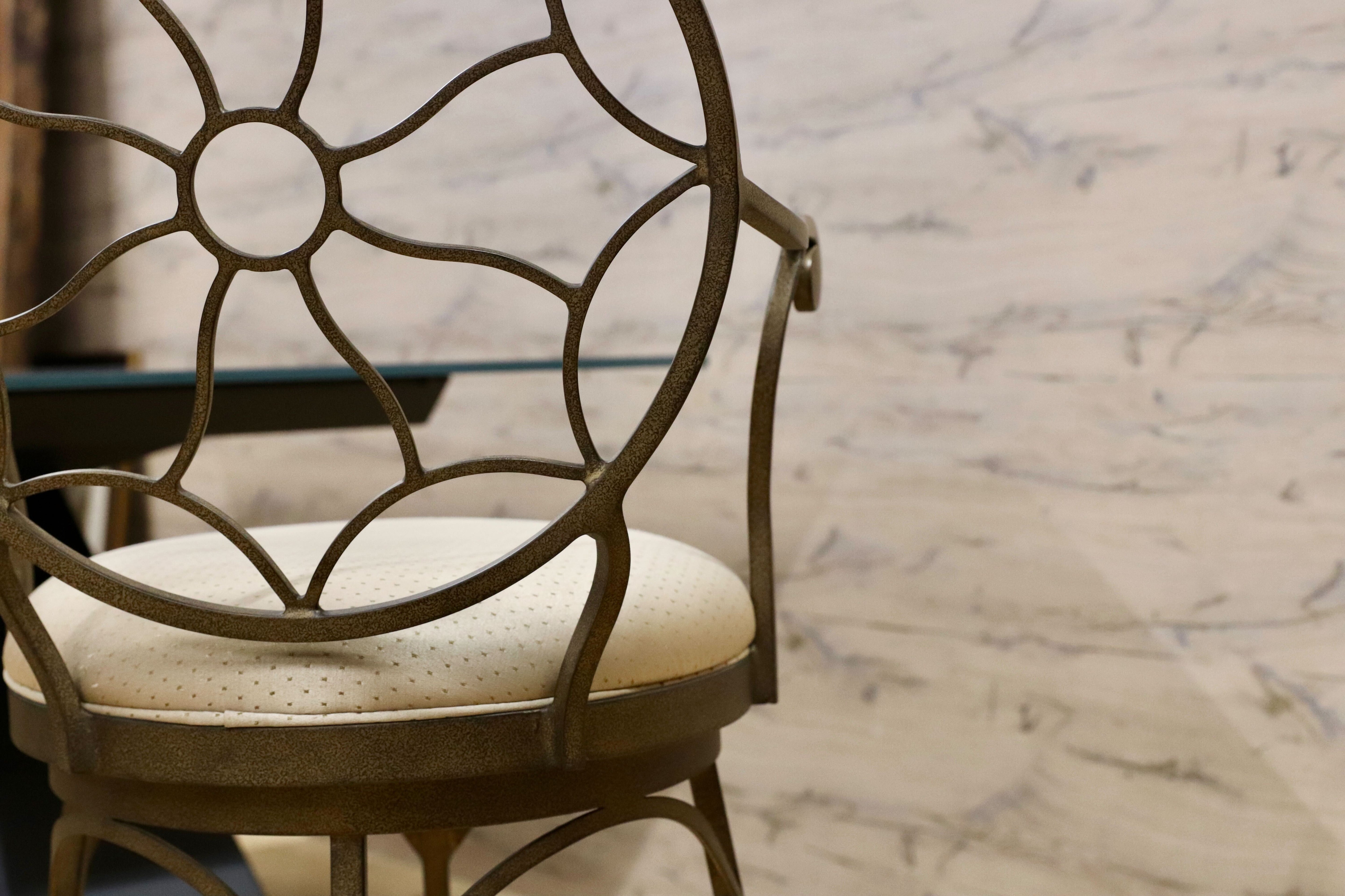 GMHO16C○DREXEL HERITAGE / ドレクセルヘリテイジ 特注 カウンターチェア アイアンチェア ハイチェア 回転チェア インダストリアル 希少