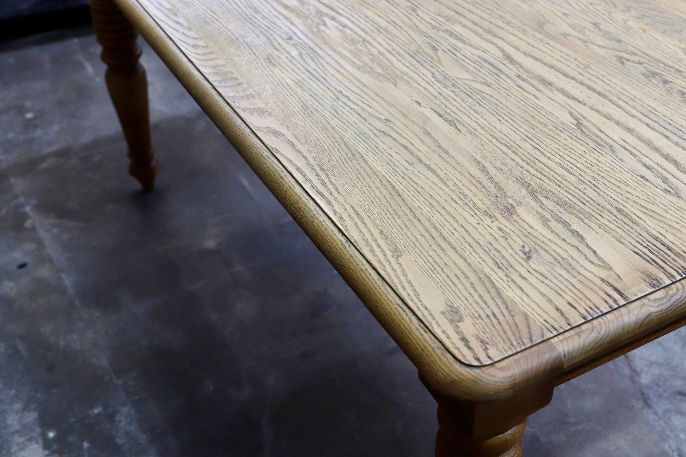 GMJH227○CRASH GATE / クラッシュゲート knot antiques メルツ ダイニングテーブル オーク材 アンティーク調 定価約31.4万円 展示品